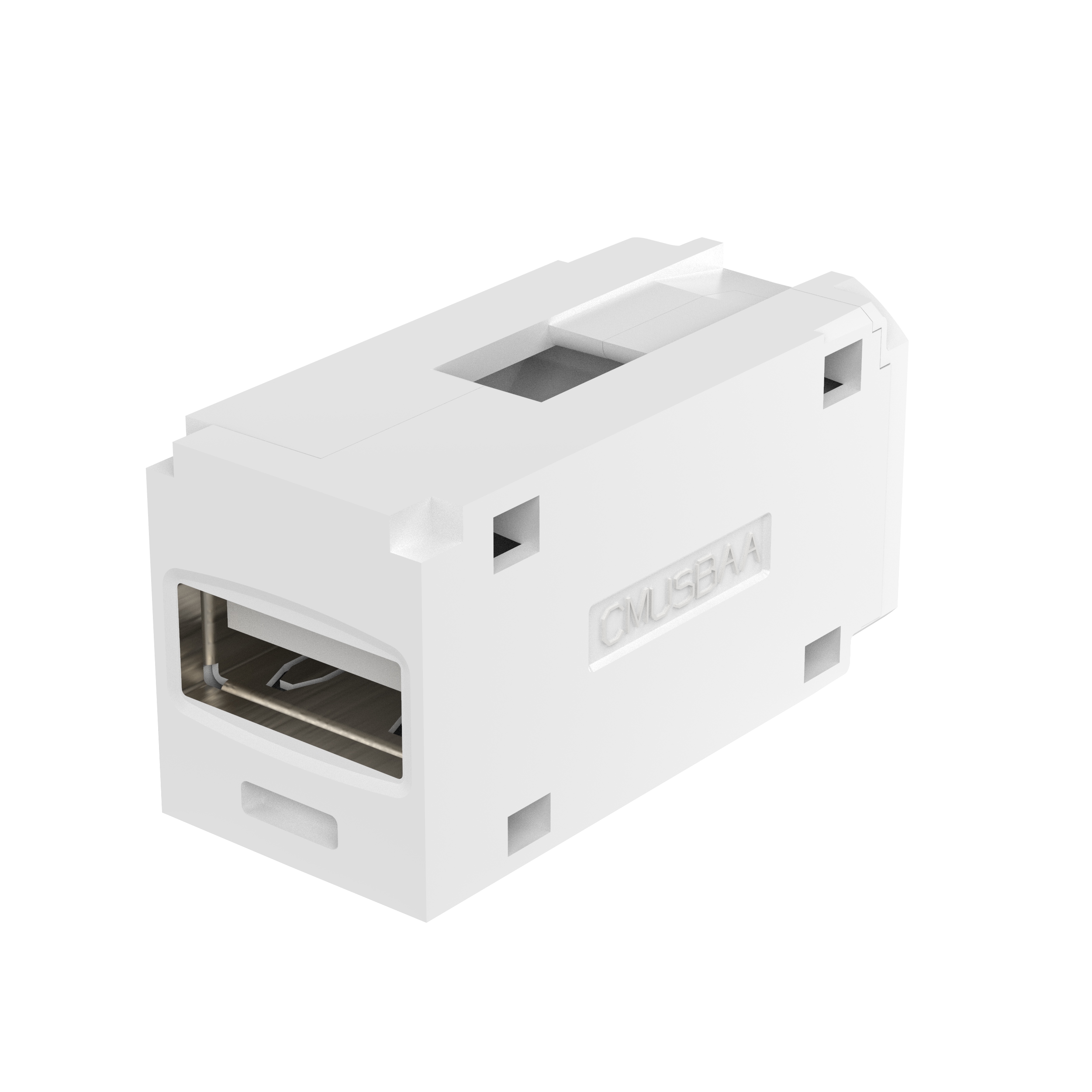 Mini-Com® USB Bağlantı Elemanı, 2.0, Beyaz