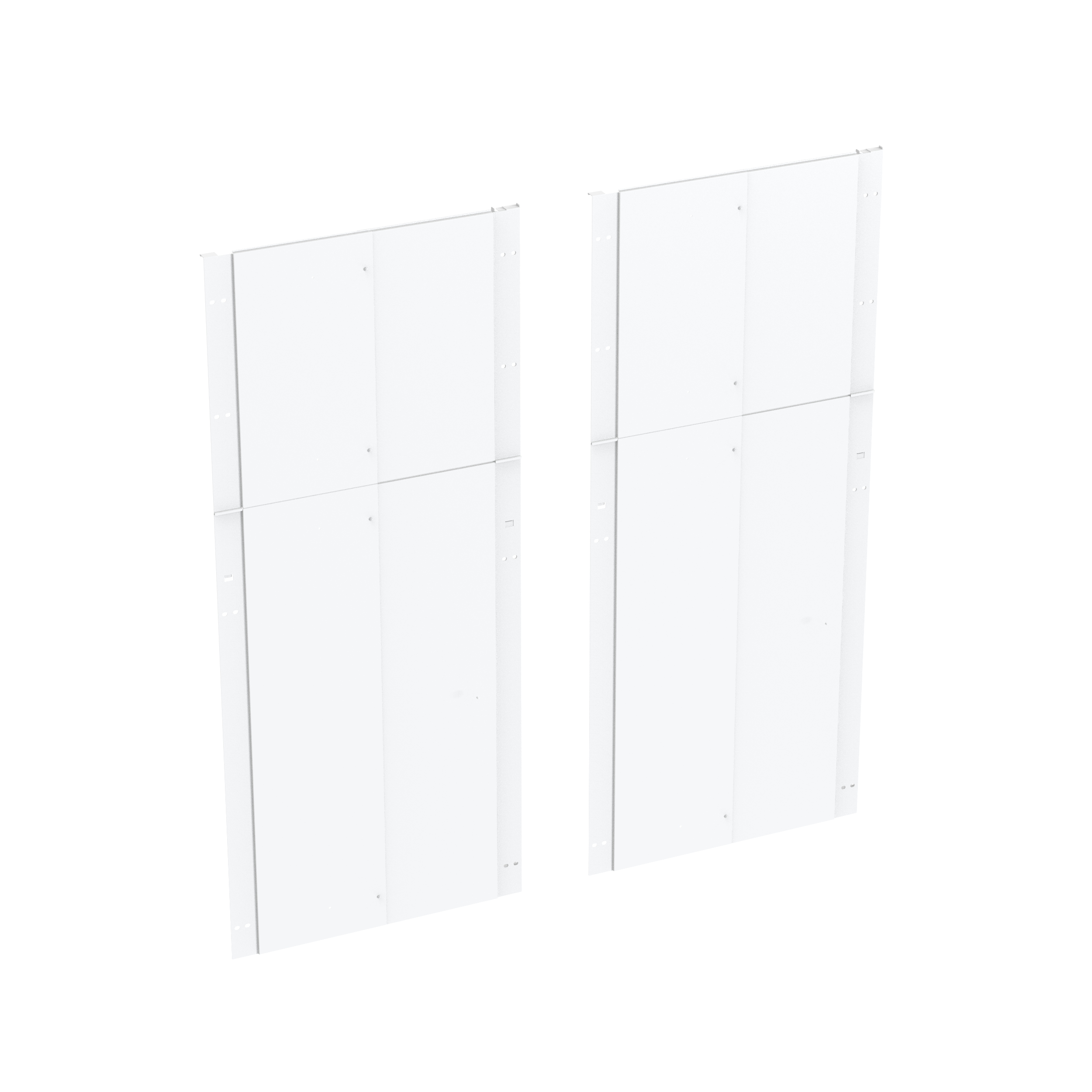 Adjustable End Panel Kit, 45RU, 30" to 36", White
