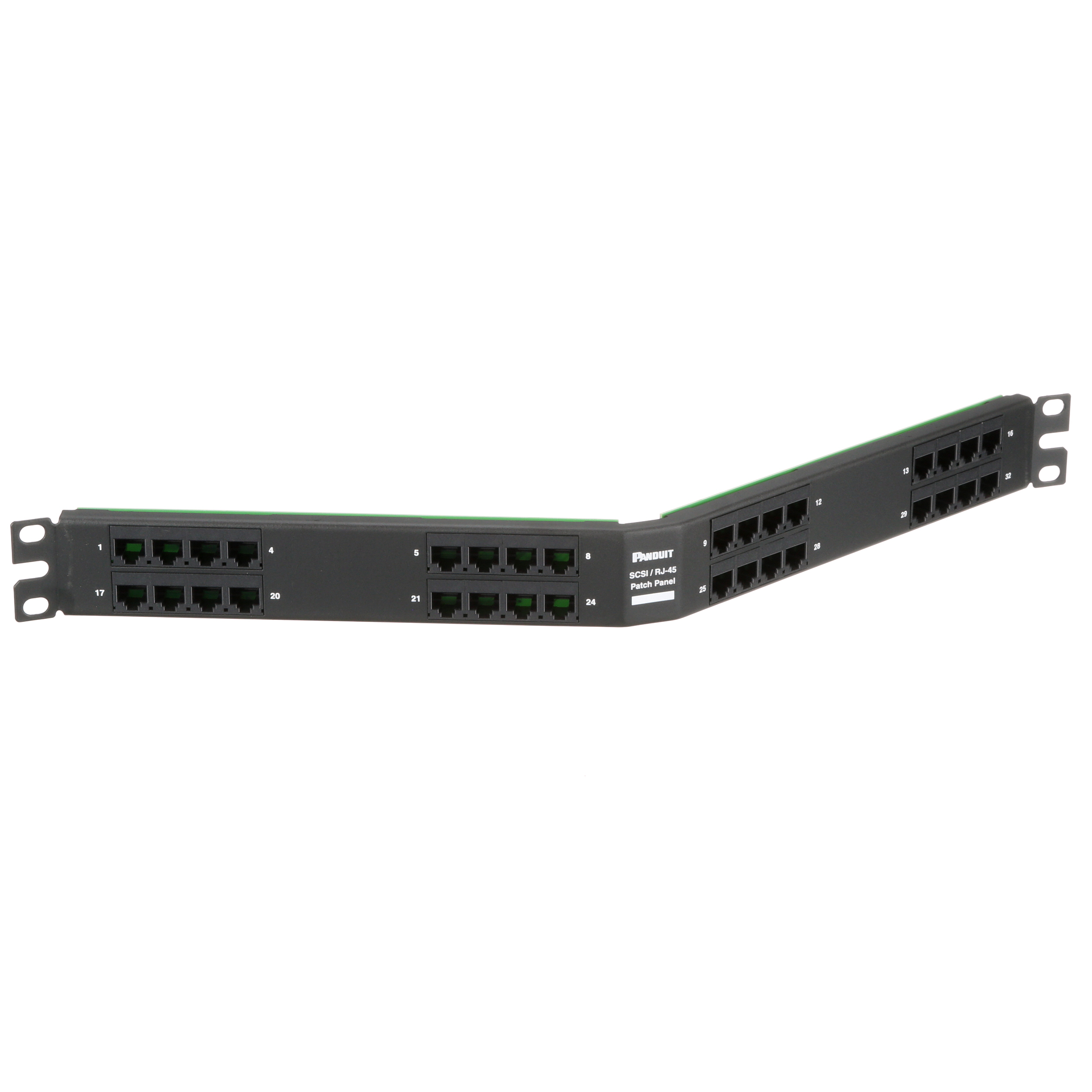 RJ45-VHD68 SCSI Angled Patch Panel Kit