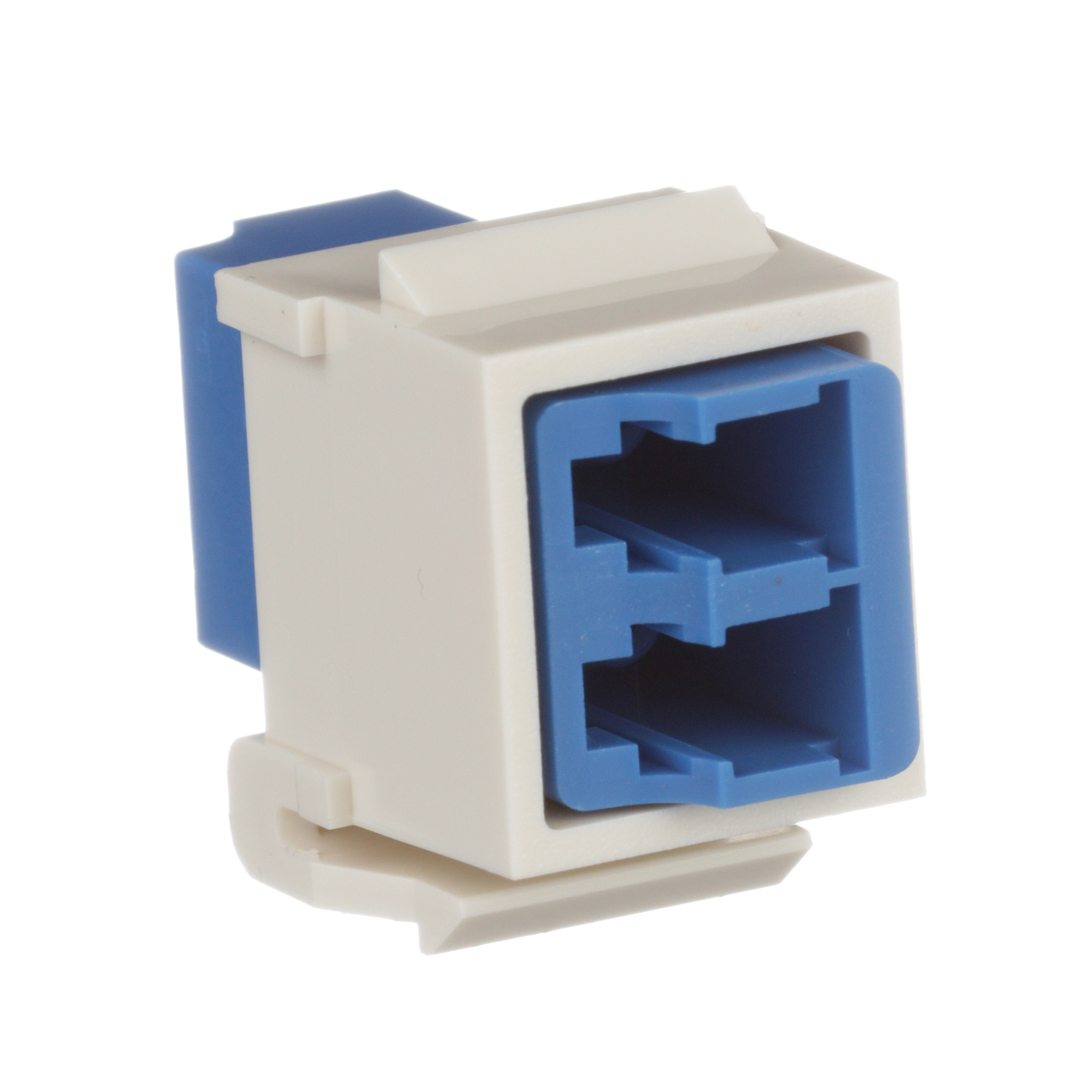 NetKey® Blue LC, Singlemode Duplex, Intl White Module Adapter