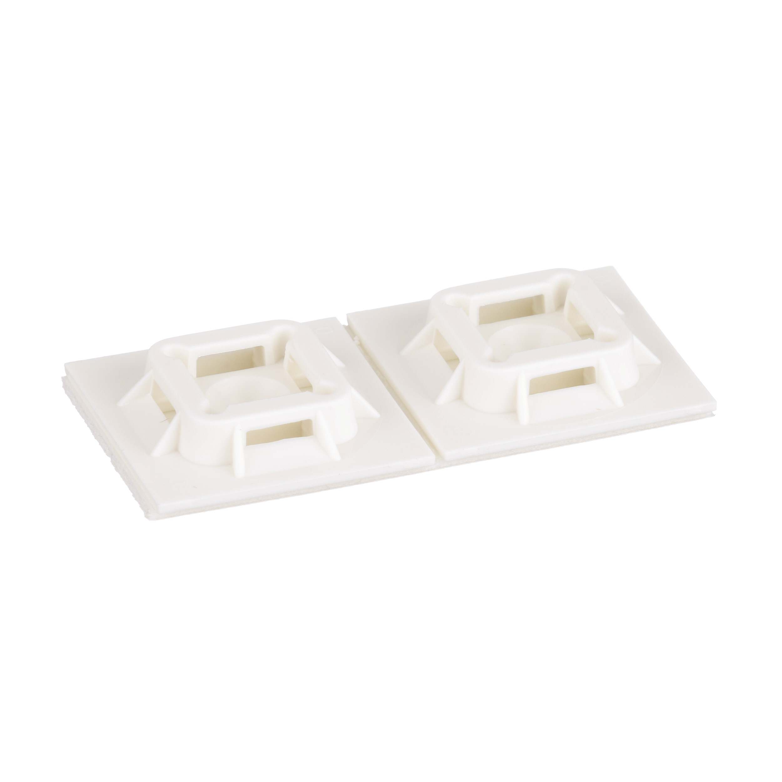 Süper-Tutuş™ Montaj, Beyaz, PA 6.6, Kauçuk Yapışkanlı, 25.4x25.4mm, PK100