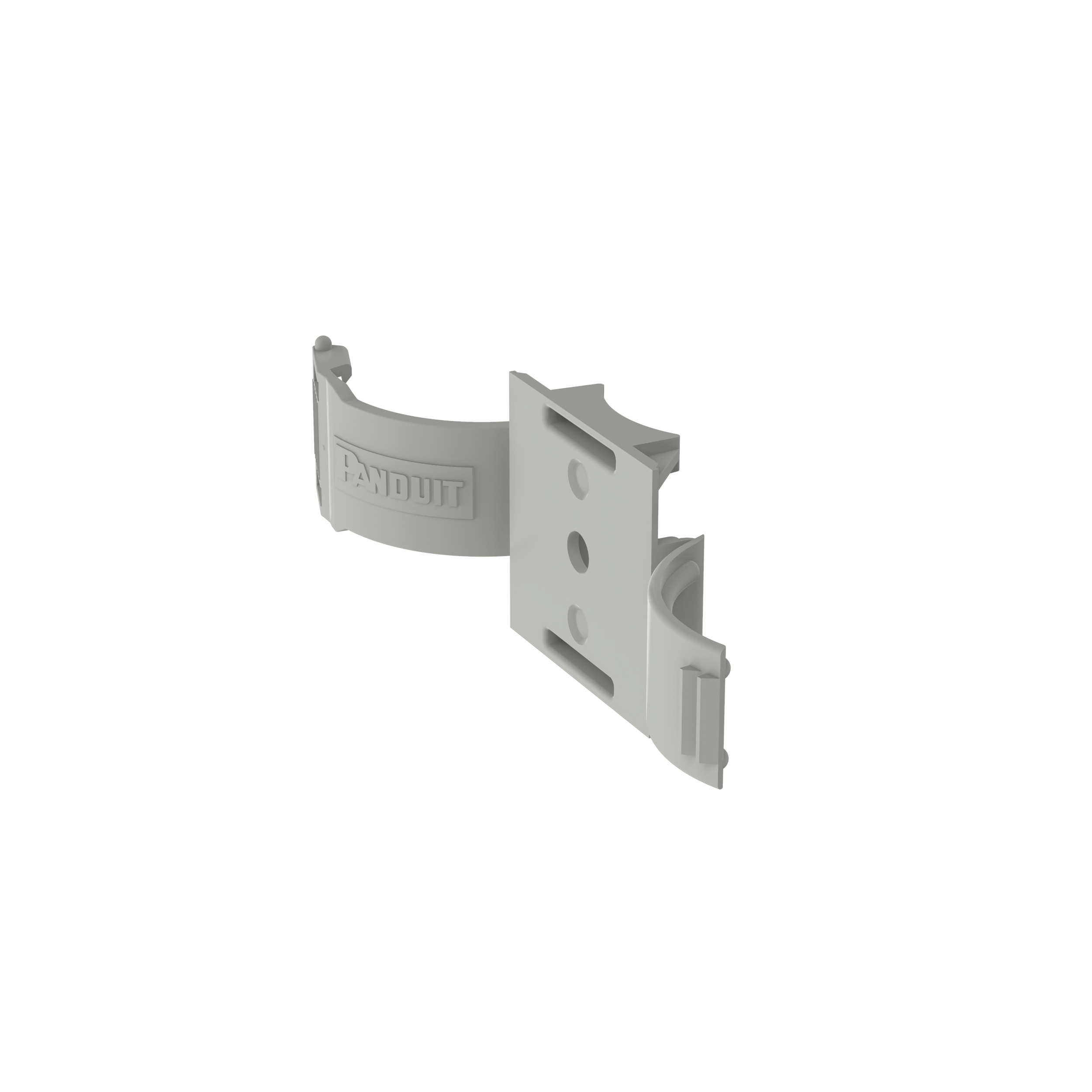 Ayarlanabilir Kelepçe, Gri, PP, Vida, 25.4x25.4mm, 100'lü Paket