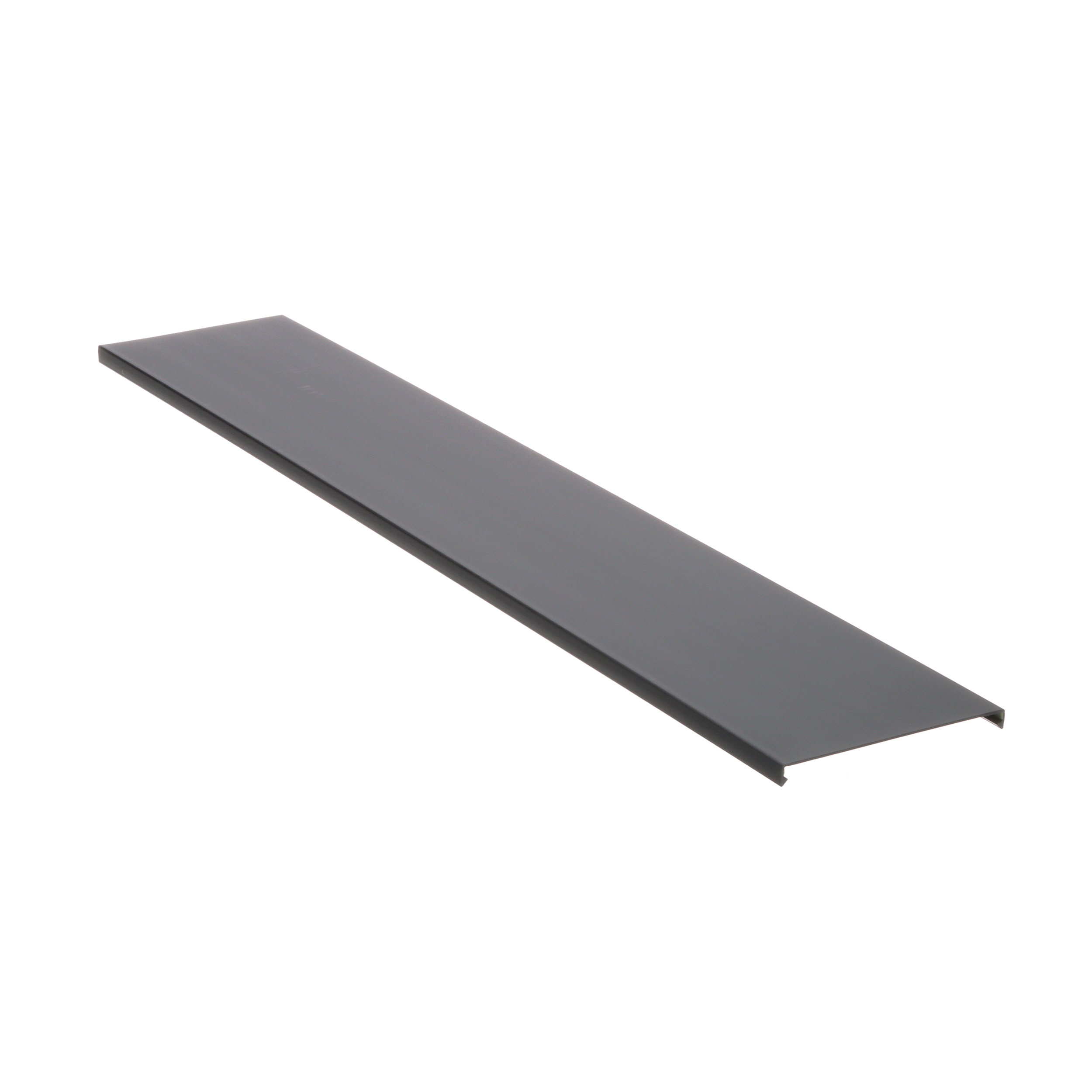 Düz Kanal Kapağı, Siyah, PVC, 9.4x108mm