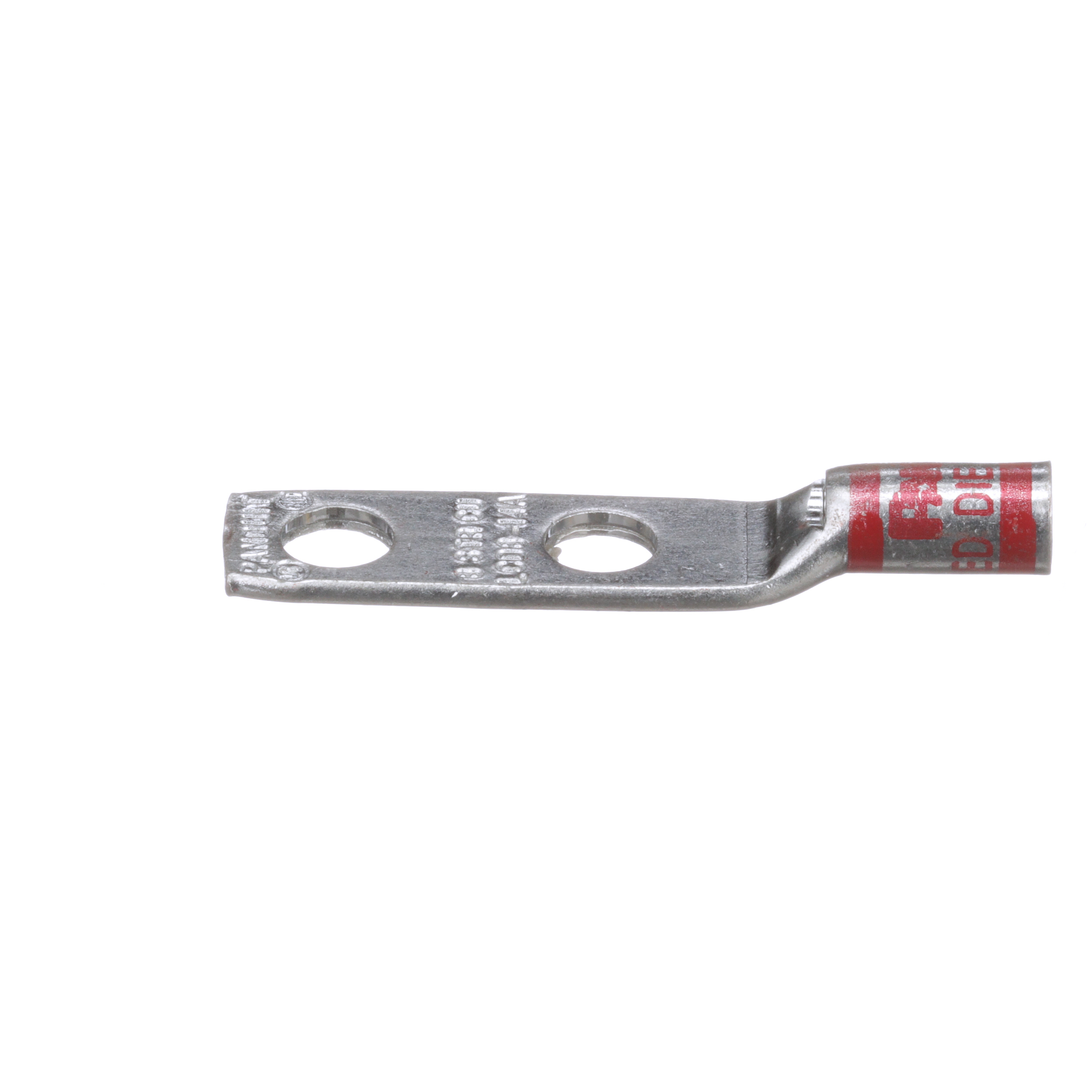 Bağlantı Muhafazası, Kalay Kaplı Bakır, Düz, İki 6.4mm Somun, 50'li Paket