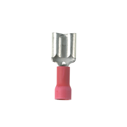 Clip isolé;viny;6,35×0,8;rouge