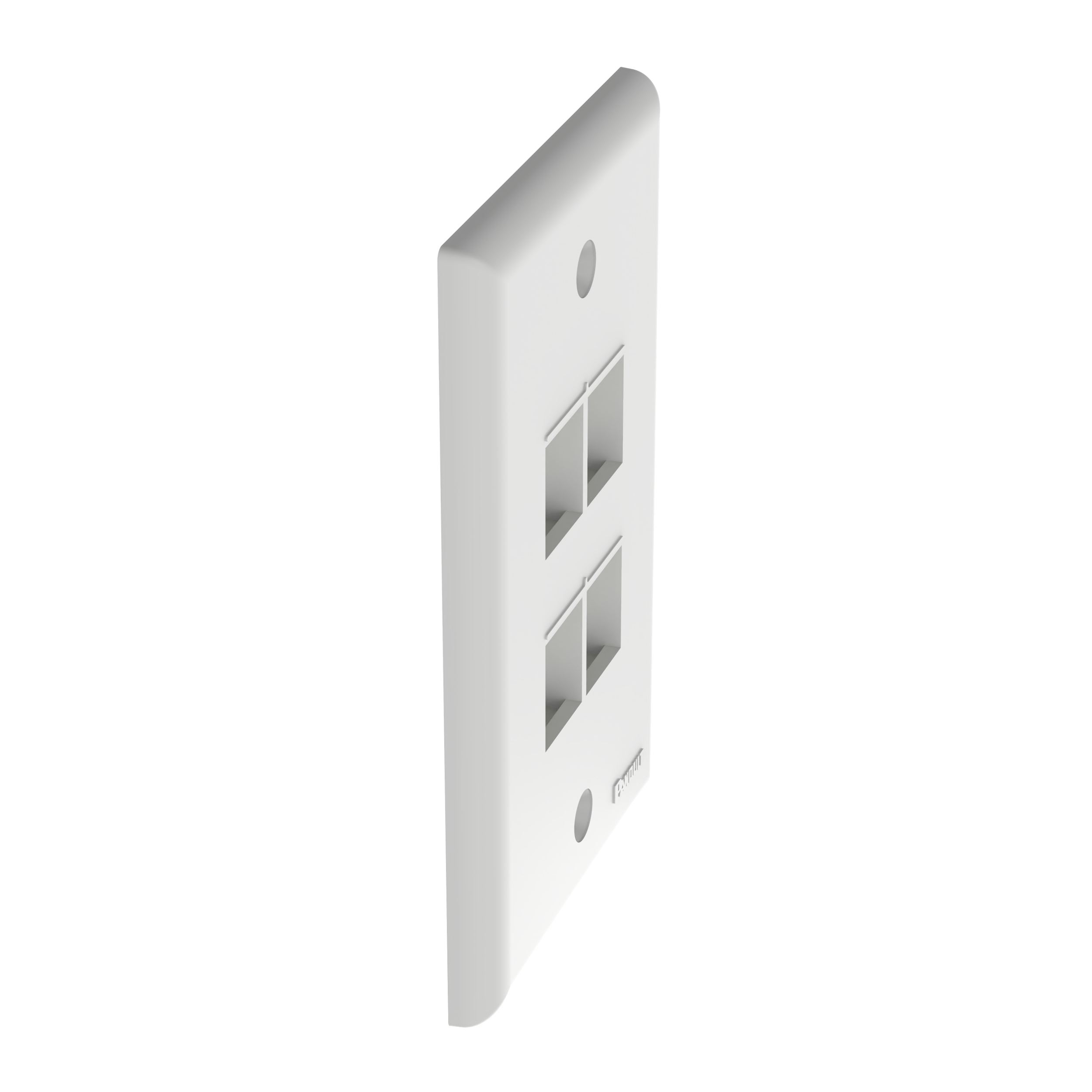 NetKey® Yüz Levhası, 4 Port, Beyaz