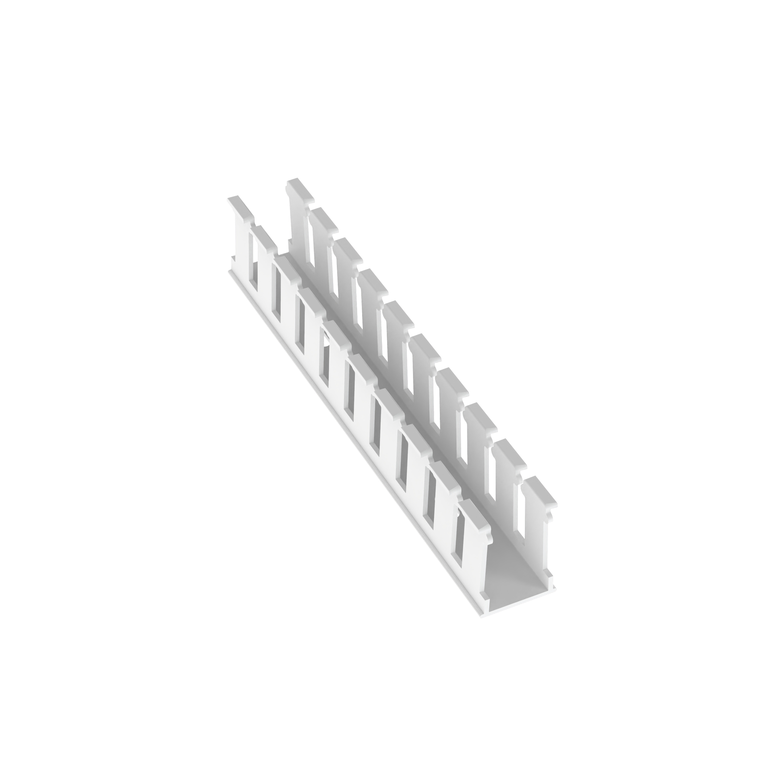 Geniş Yuvalı Kablo Kanalı, Beyaz, Halojen İçermeyen PPO, 29x41.1mm, 6'lı Paket