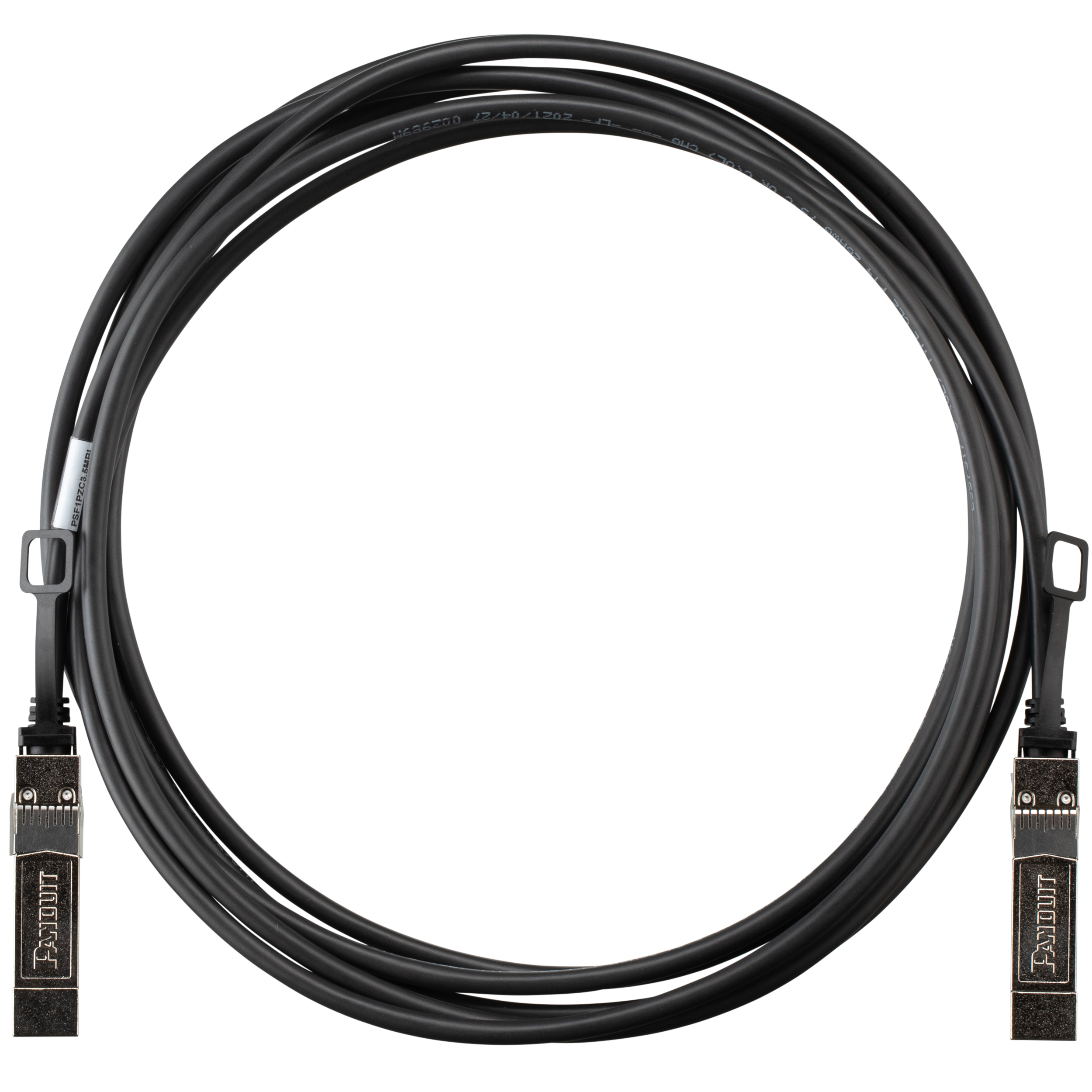 10G SFP+ DAC Assembly, 26AWG, 3.5M, Black