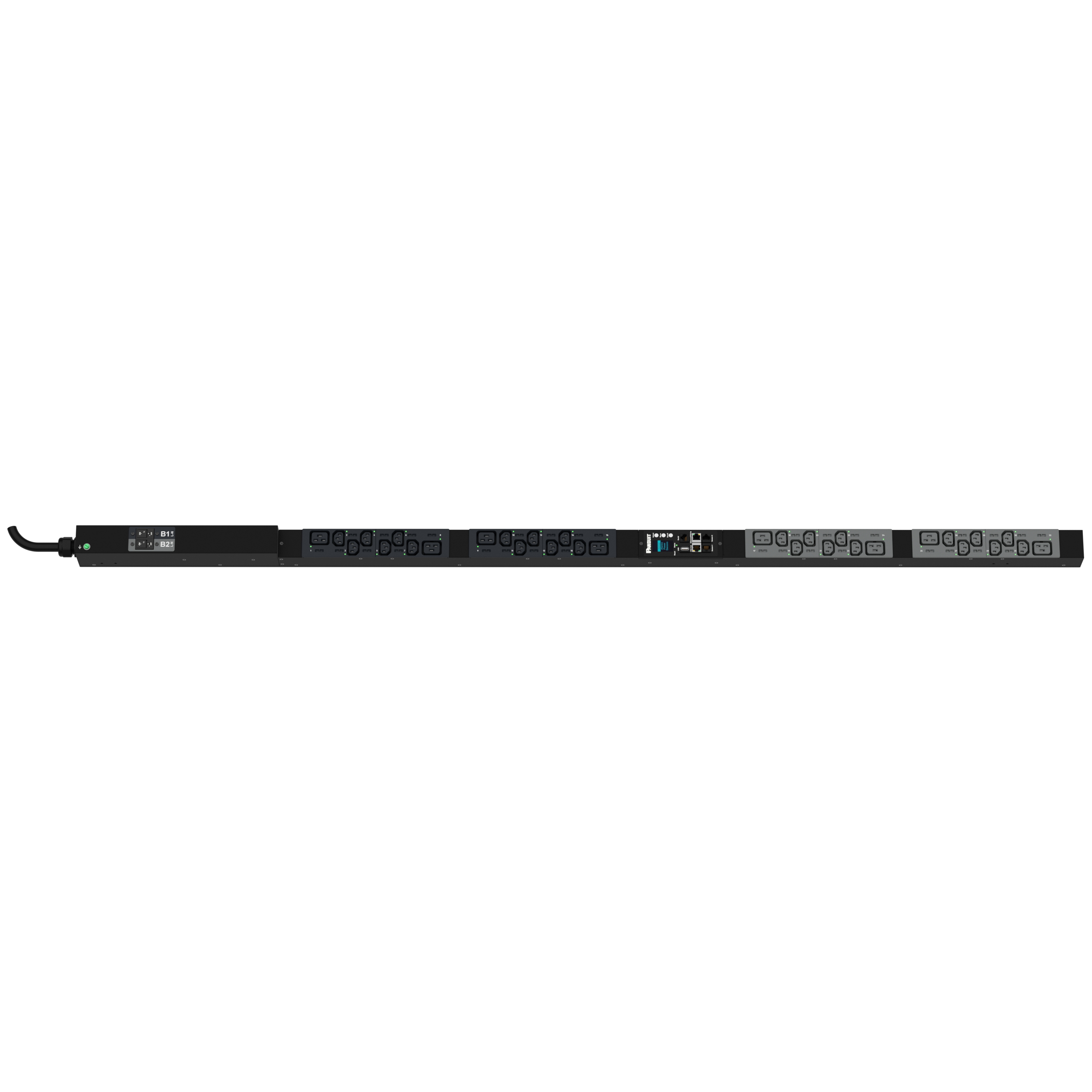 G6 MSPO PDU, 32AMP, (24)C13, (8)C19, IEC 60309 2P+E 6h"