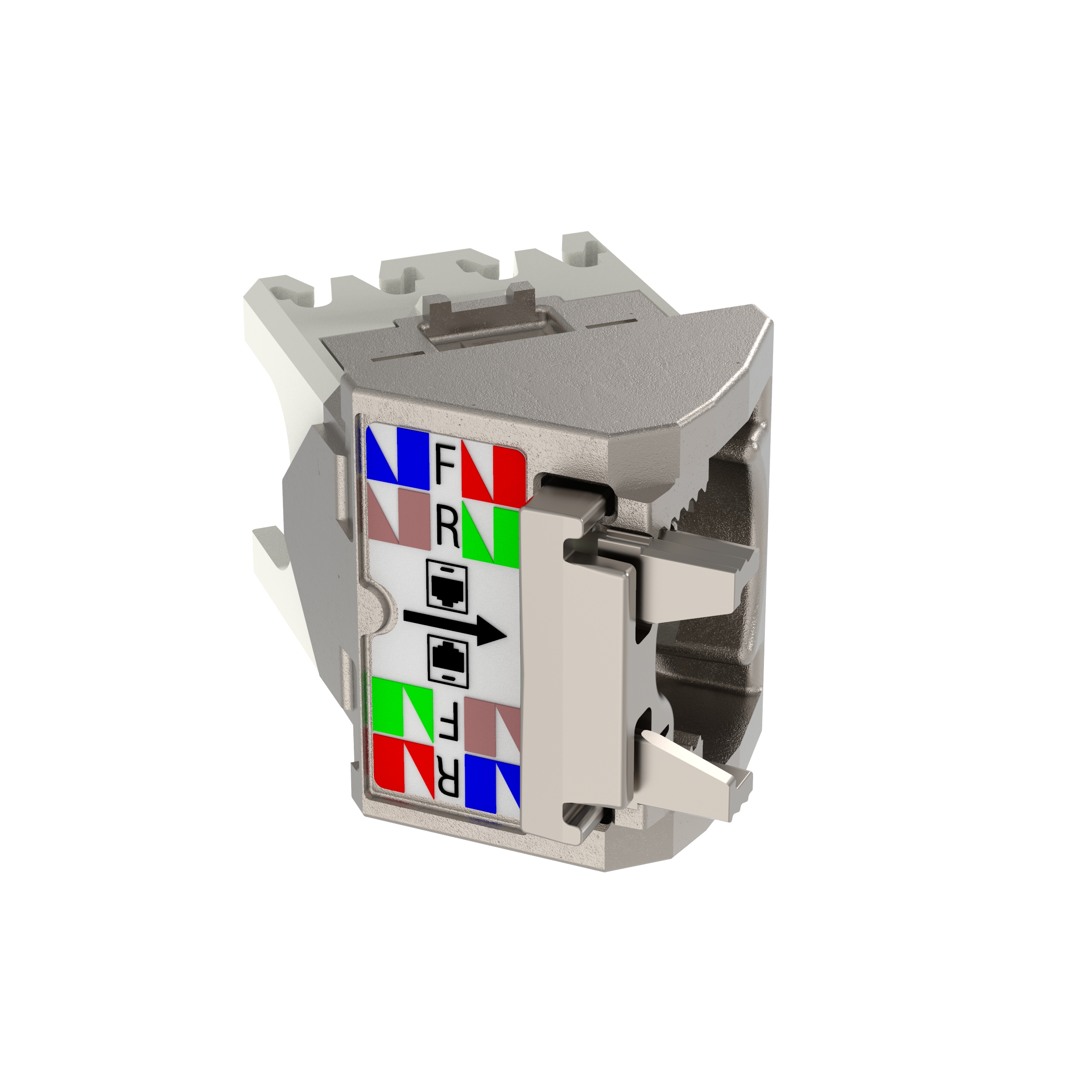 45° Left/Right Angled Wire Cap for TX6™ PLUS Shielded TG Jack Module