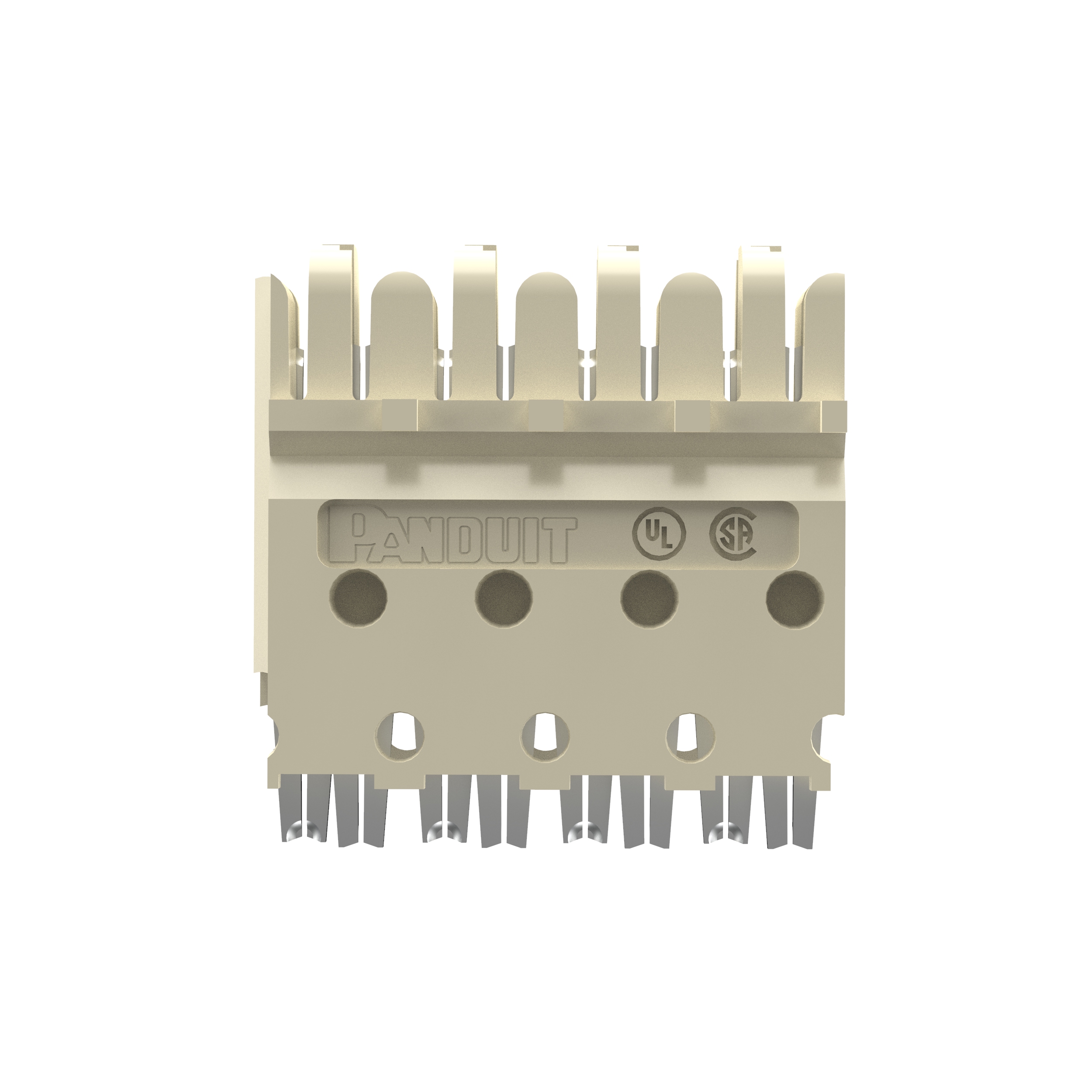 Cat 6 4-Pair Punchdown Connecting Block