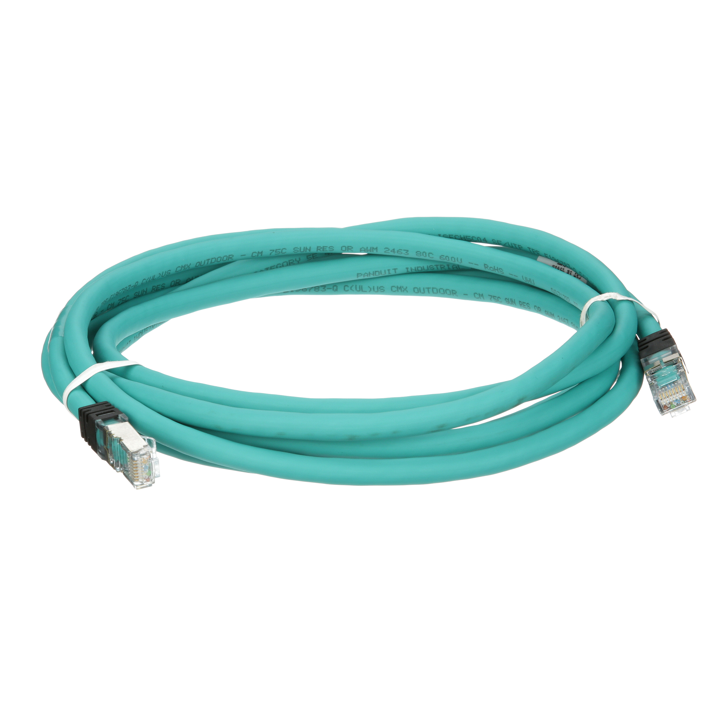 Industrial Cat 5e Shielded 600 V Patch Cord, 3m
