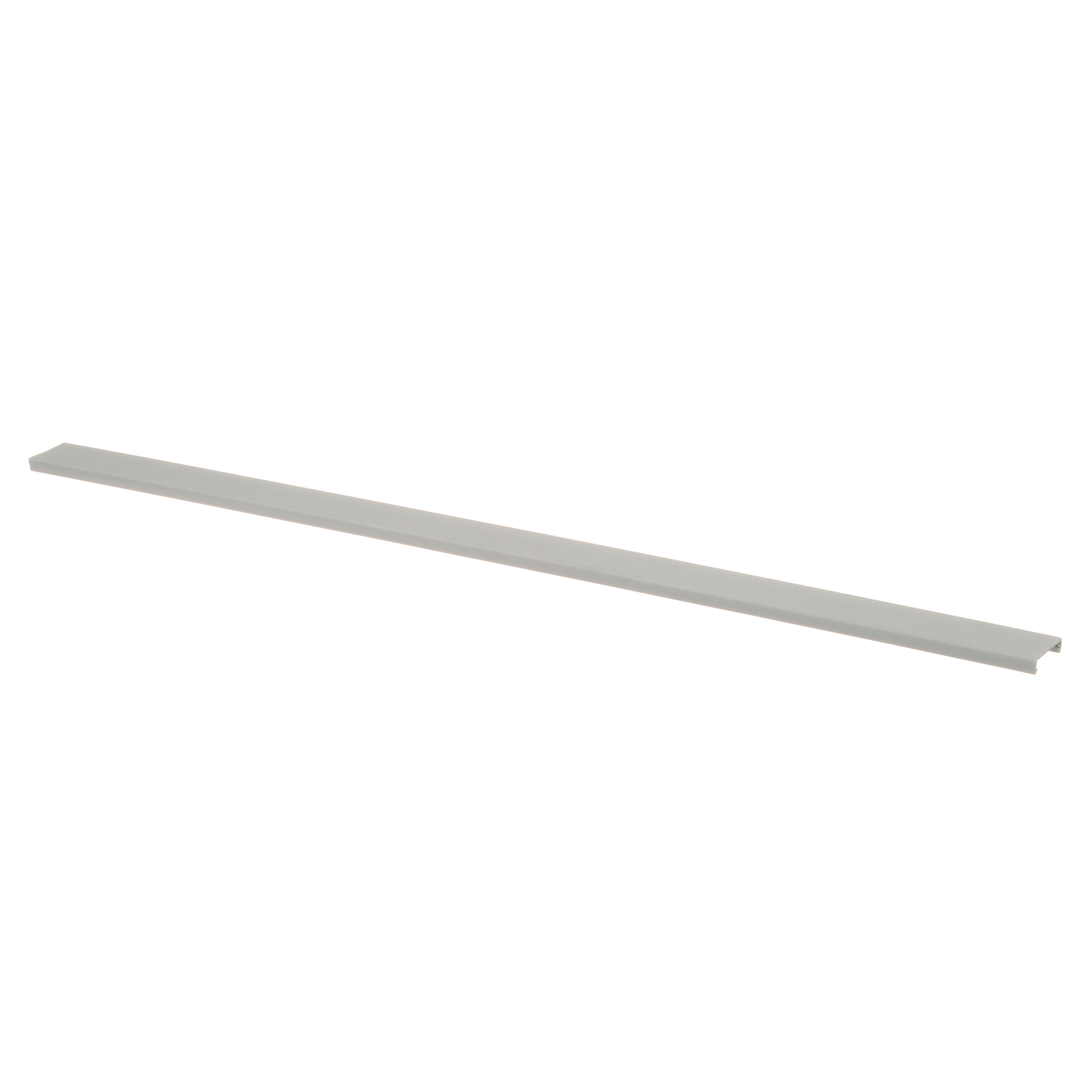 Düz Kanal Kapağı, Açık Gri, PVC, 8.9x31.8mm