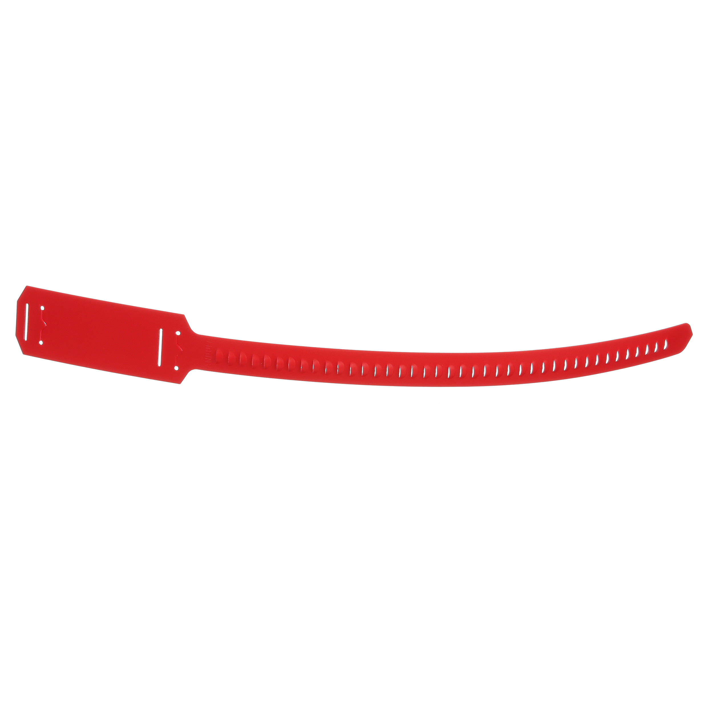 Collier marquage boucle télécom 531x7,6mm Polyethylene Rouge Cdt:50 (sac