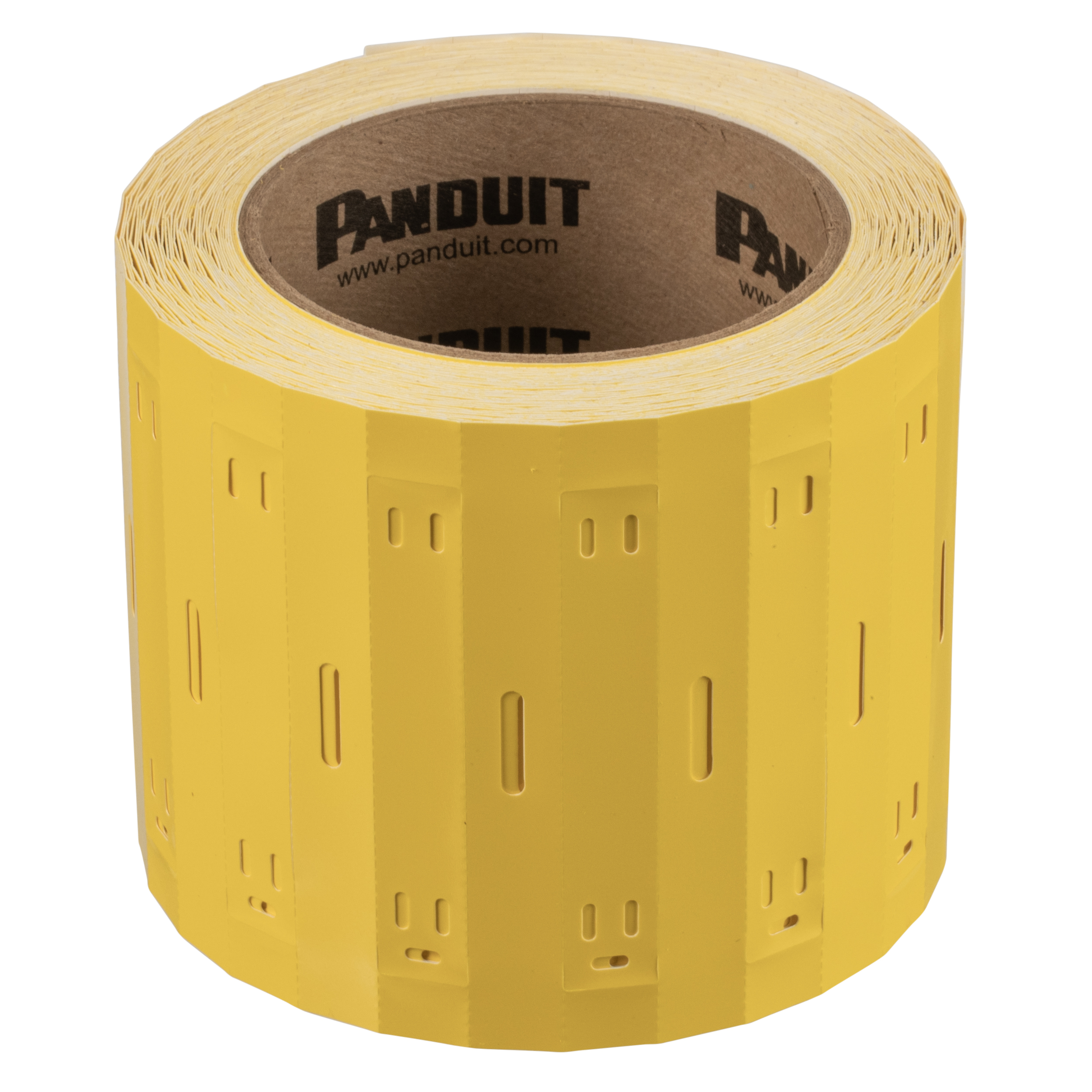 Etiqu. de câbles jaune 76,2x12,7mm pose par colliers imp.TDP43 rouleau 500 Cdt.1