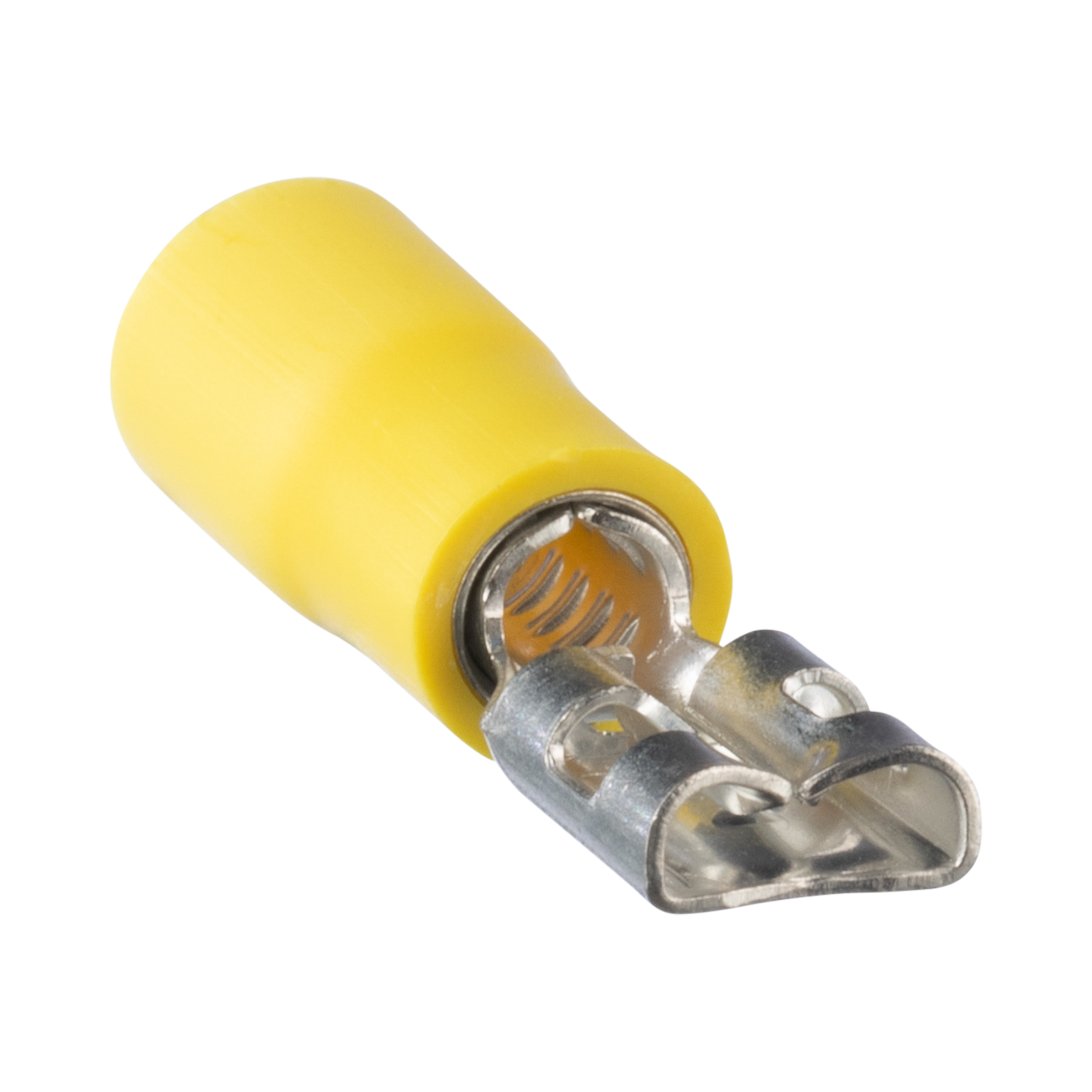 Kesici Terminal, Sarı, Vinil 3.3x26.2x7.6mm, 6- 4mm², 25'li Paket