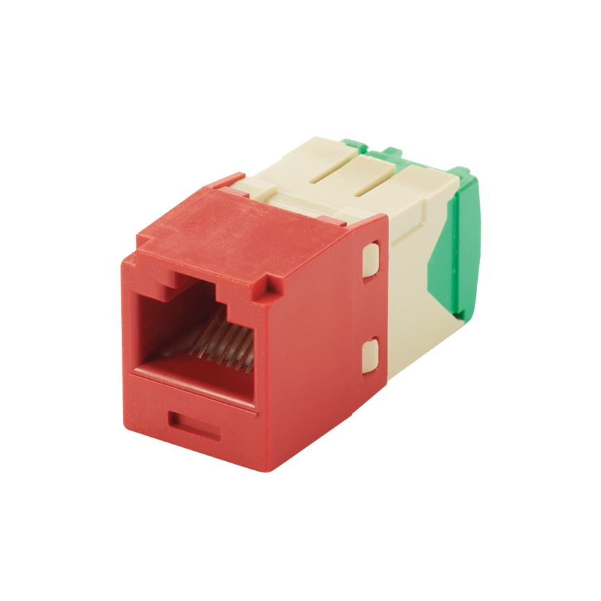 Mini-Com® TX6™ PLUS UTP RJ45 28/30 AWG TG Jack Module