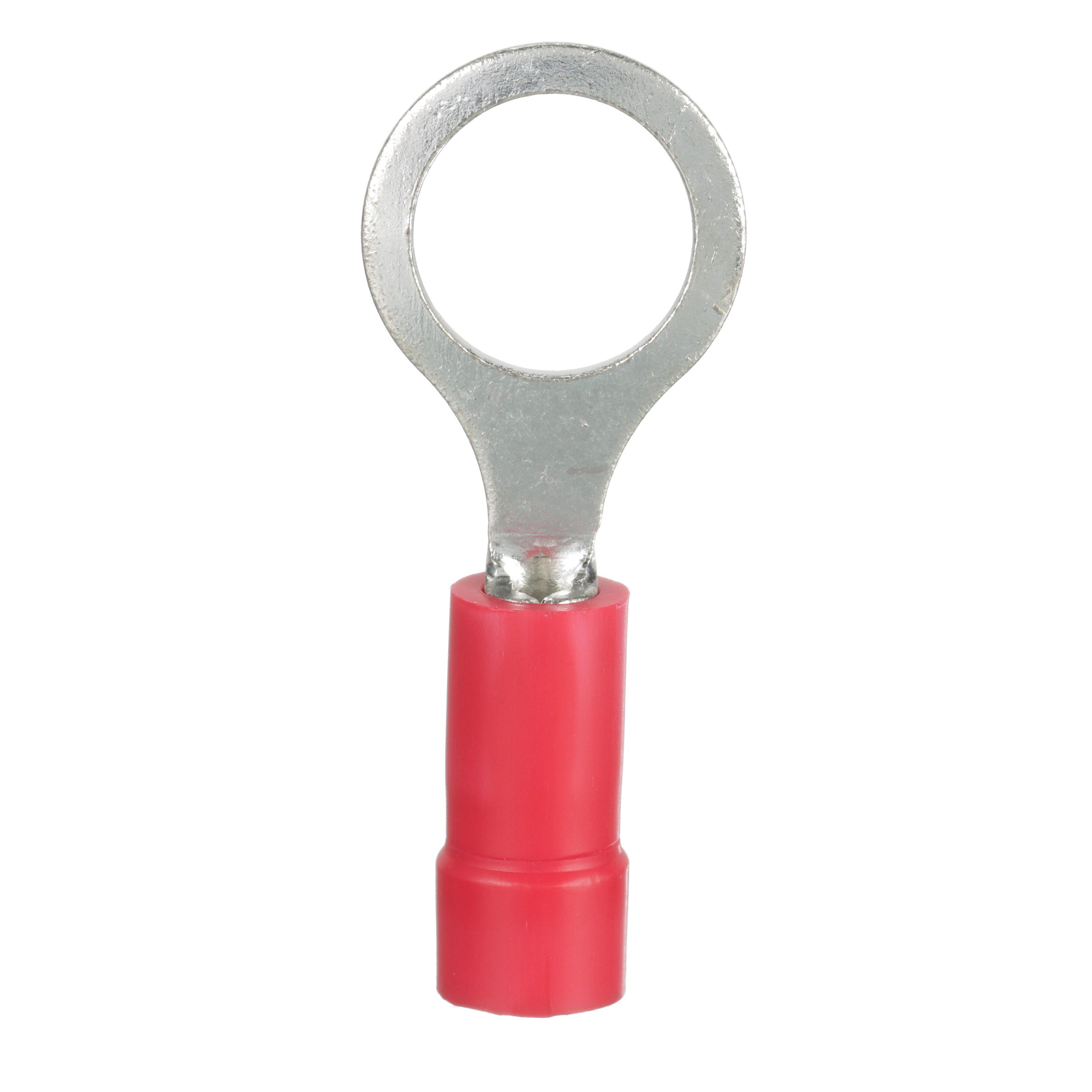 Halka Terminal, Kırmızı, Vinil, 5/16" Somun, 0.5-1.5mm² Kablo, 1000'li Paket