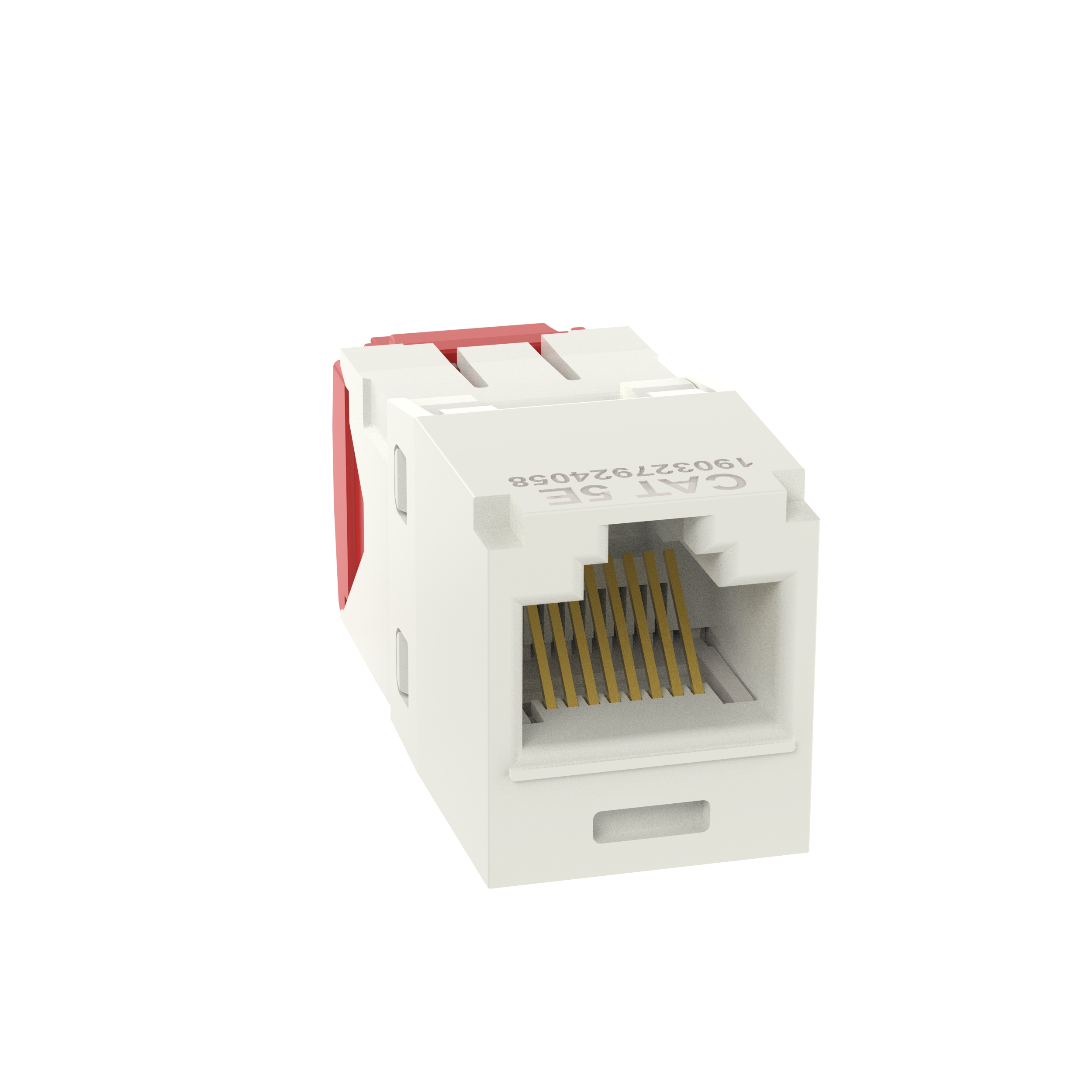 Mini-Com® UTP RJ45 Cat 5e TG Jack Module, IW