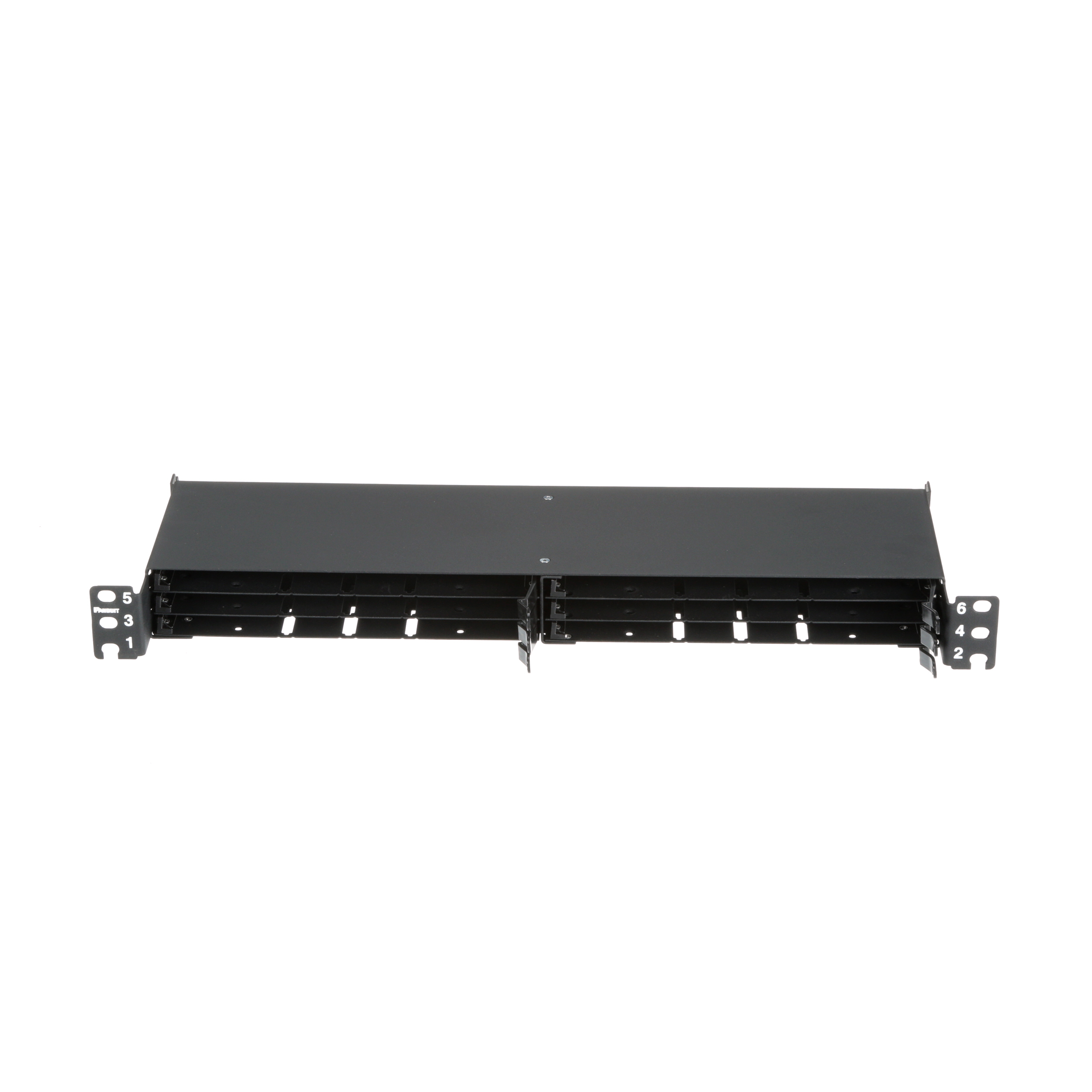 HD Flex patch panel, 1 RU, 12-port