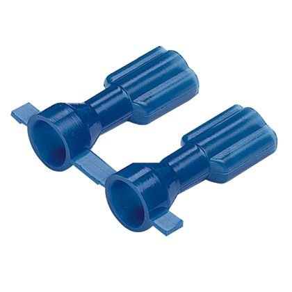 Kesici Terminal, Mavi, Naylon, 1.5-2.5mm² Kablo, 6.3 x 0.8 mm Levha, 2000'li Paket