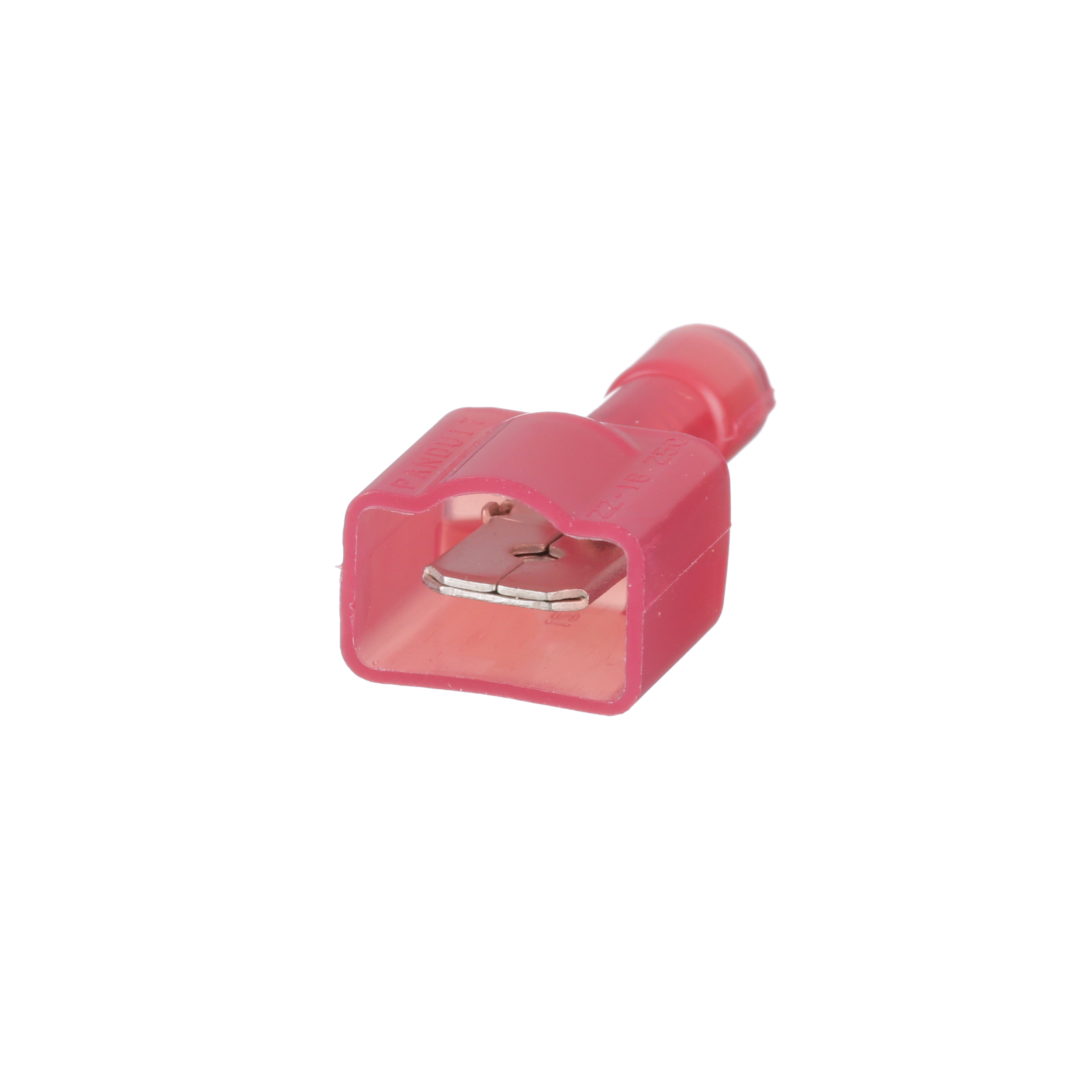 Kesici Terminal, Kırmızı, Naylon, 6.3 mm Sekme, PK500