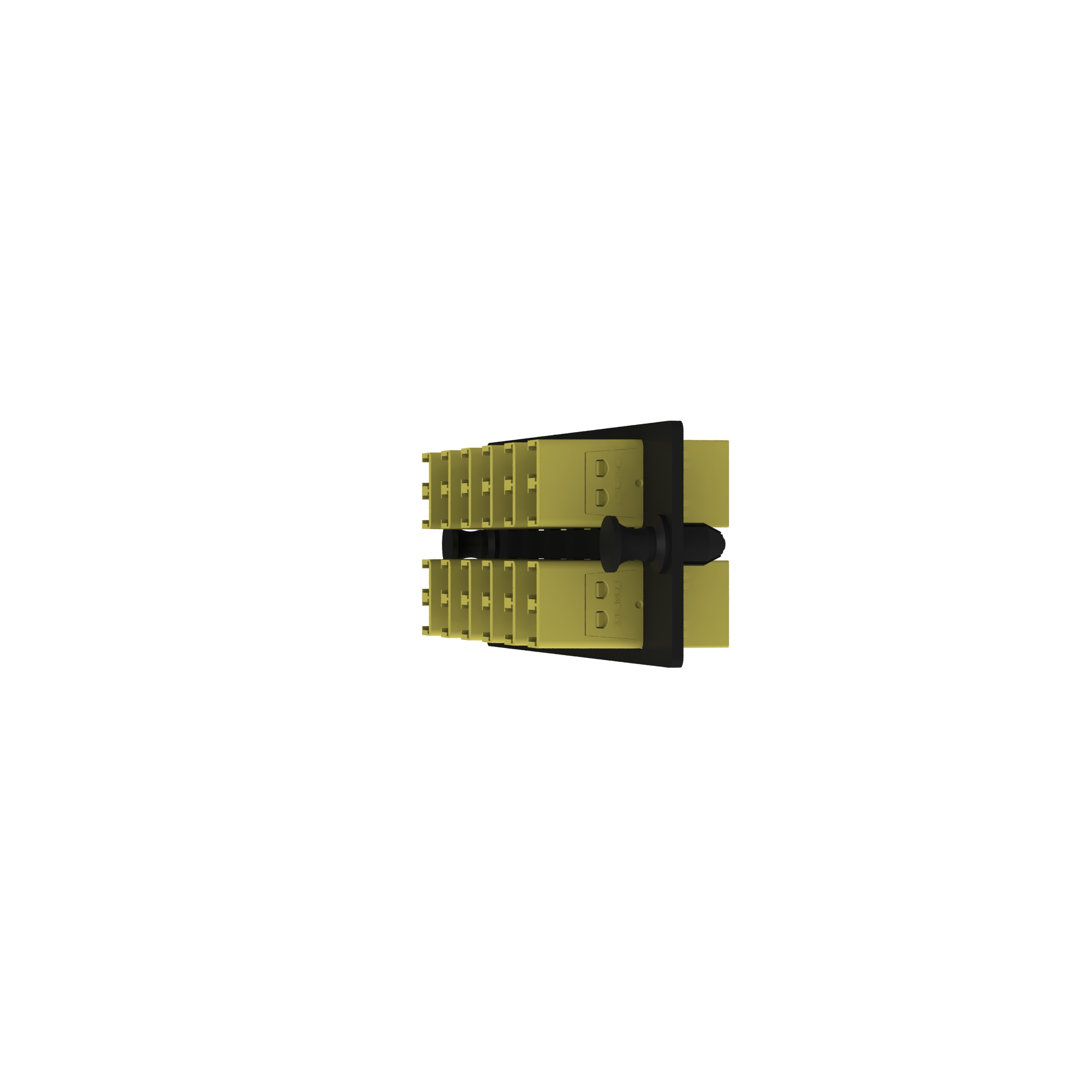 Opticom® Anahtarlamalı D-Sarı/Anahtarsız FAP, OM4, 12 LC Çift Yönlü