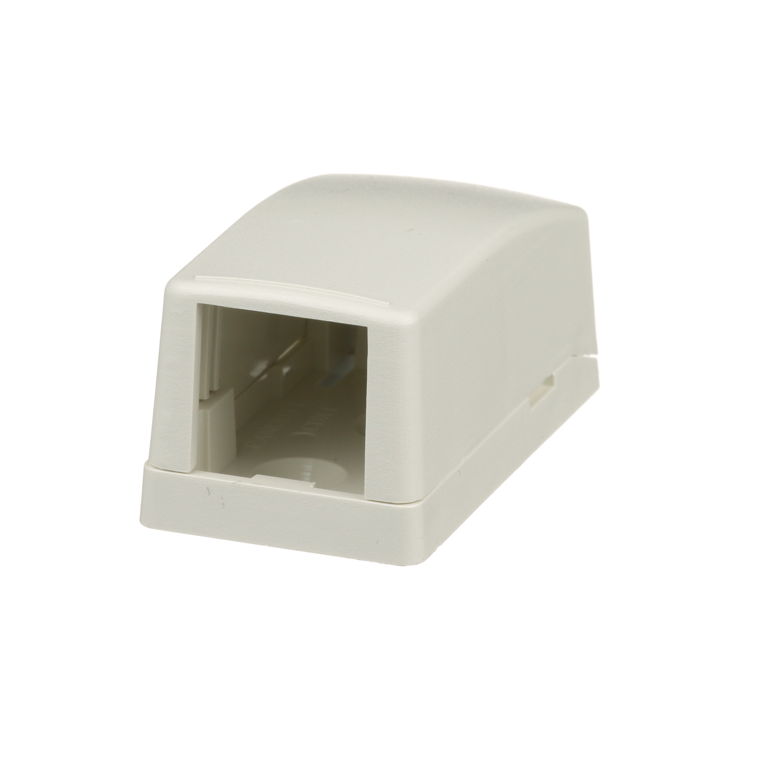 Mini-Com® Yüzey Montaj Kutusu, 1 Port, Krem Beyazı