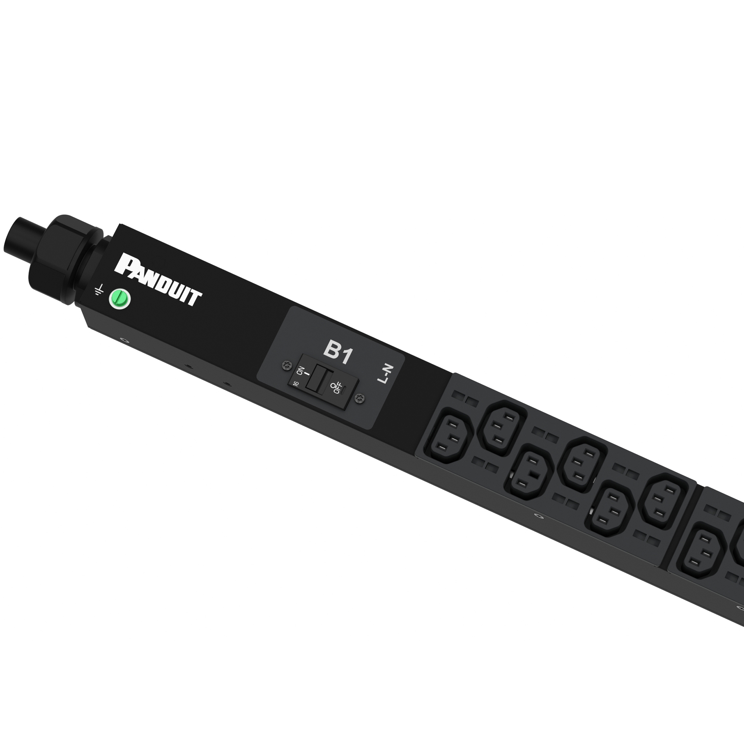 Temel Güç Dağıtım Birimi, 63AMP, 230V, (30)C13, (6)C19, IEC 60309 2P+E 6h 63A (IP44)