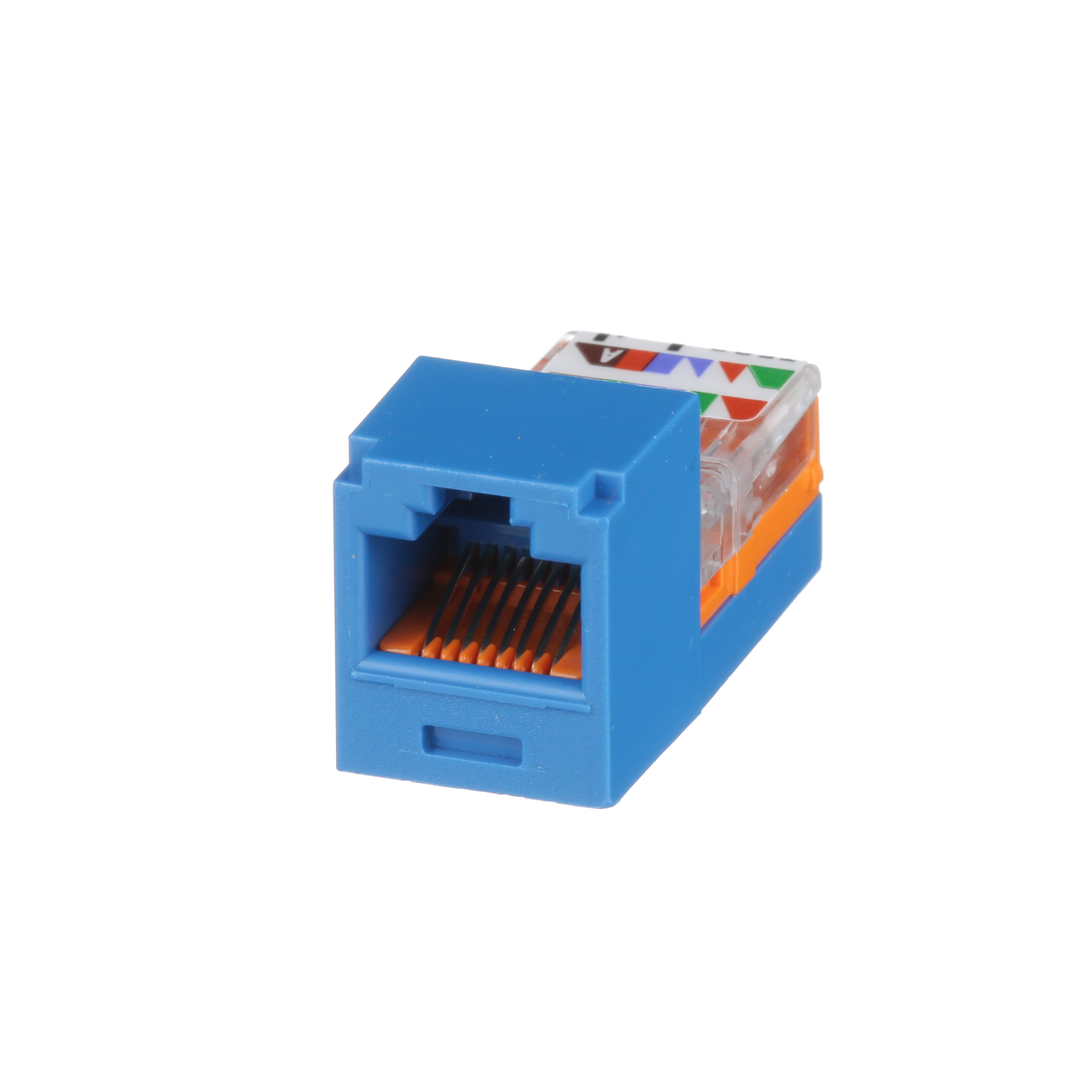 UTP RJ45 Cat 5e Leadframe Jack Module, Blue