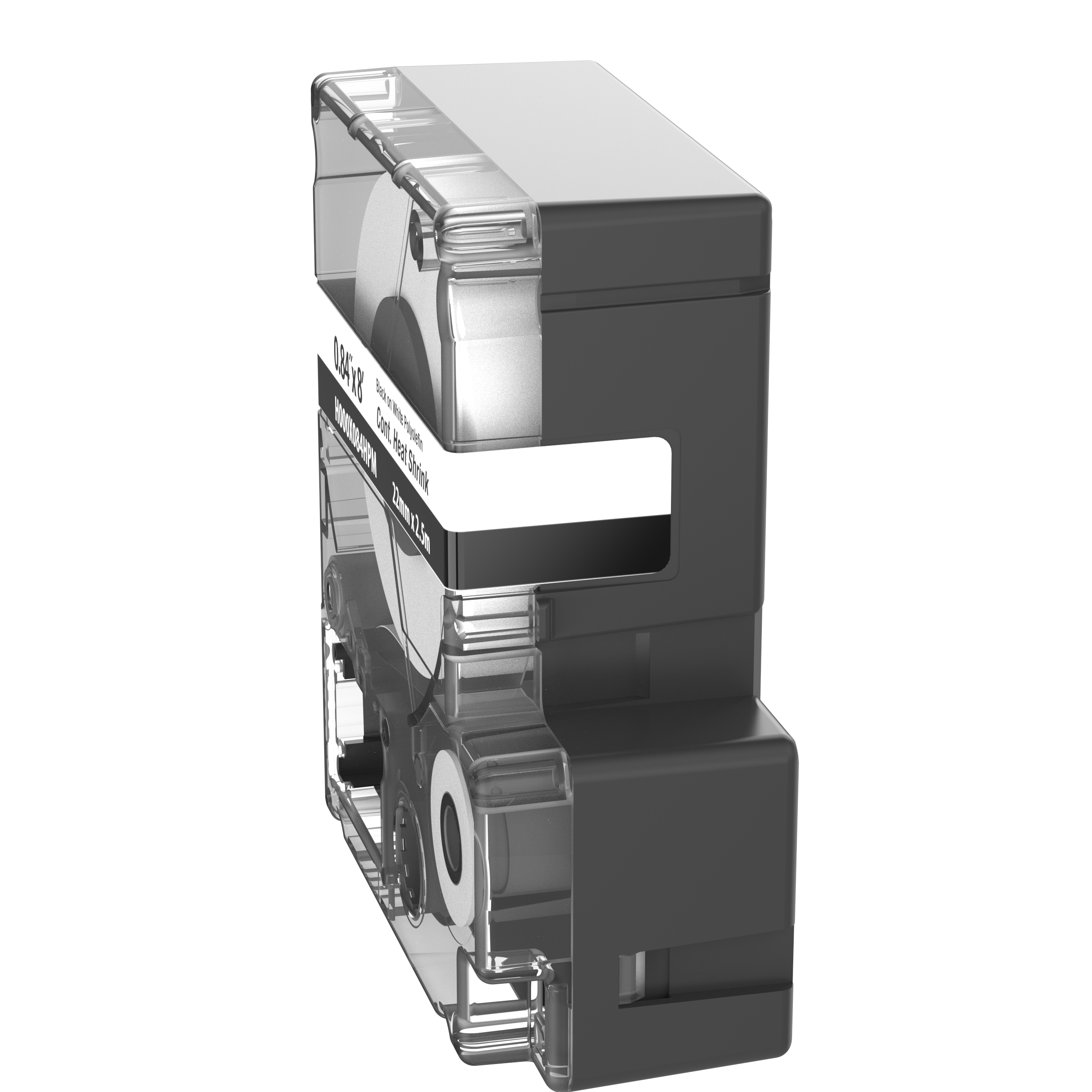 MP Cassette, 2:1 Cont Polyolefin HS,.87"W x 8.2'L,WH