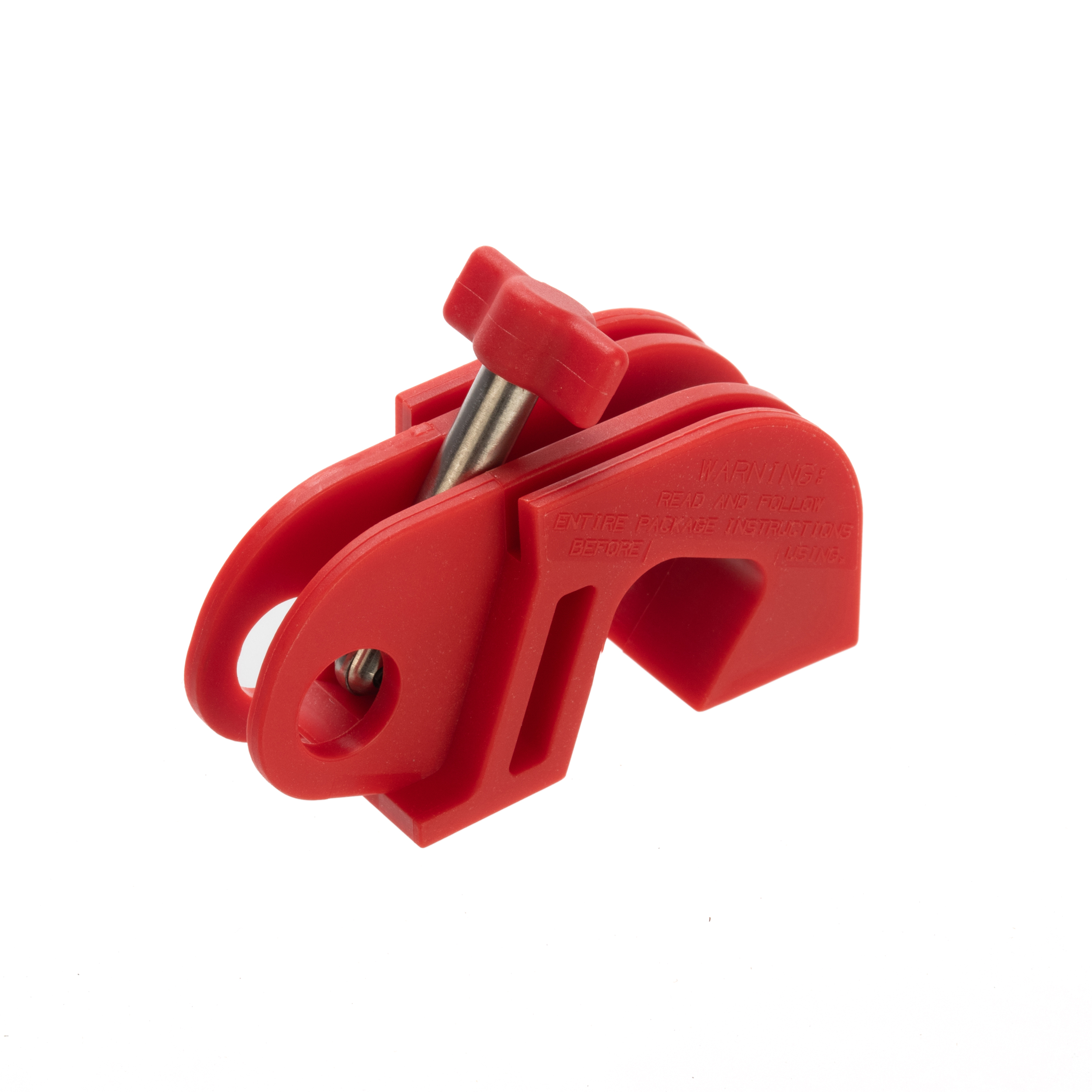 Devre Kesici Kilitleme, alet gerektirmez, Naylon, Kırmızı, 52x19mm, 1'li Paket