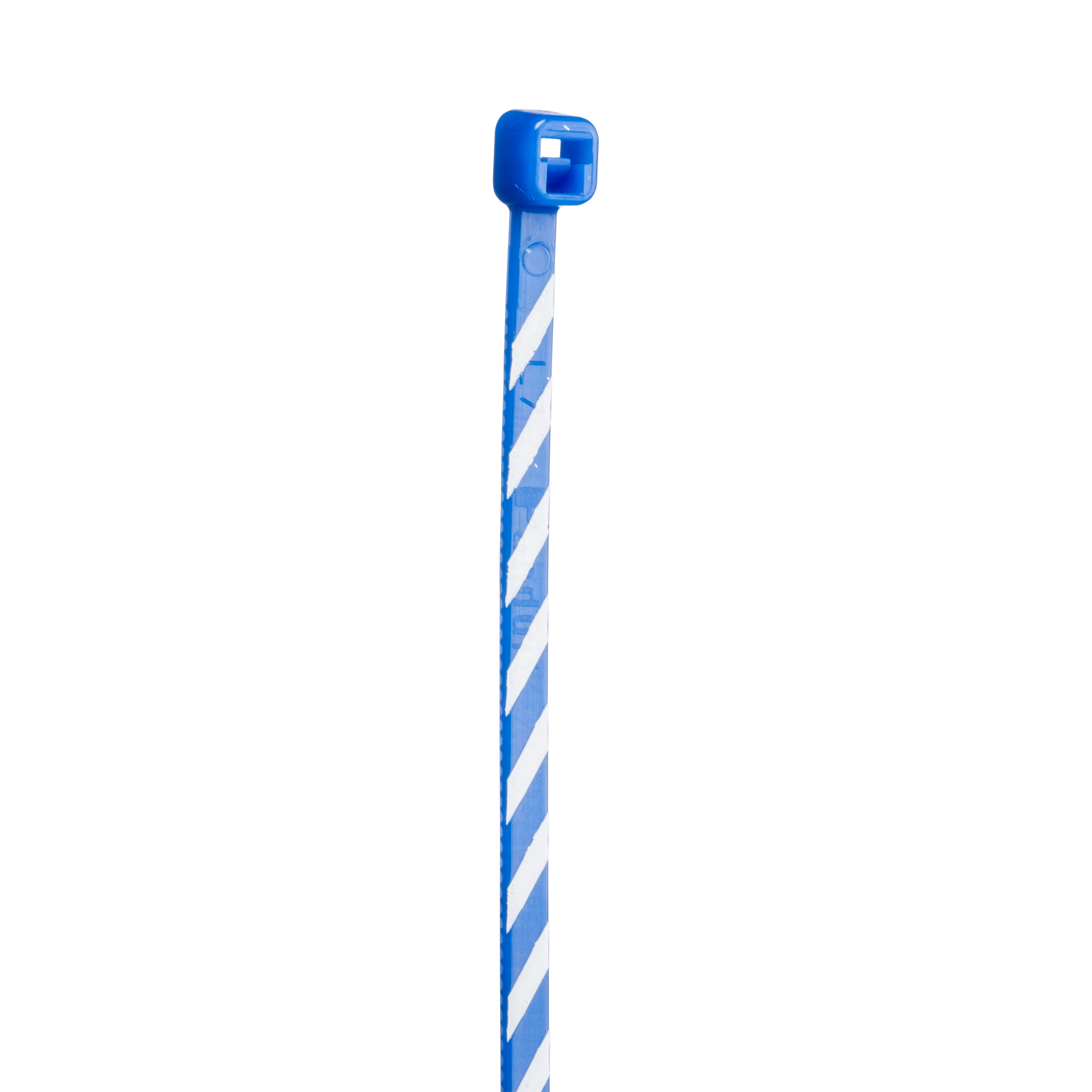 Kablo Bağı, 102L, 2.5W, Naylon 6.6, Mavi Beyaz Şeritli, 50'li Paket