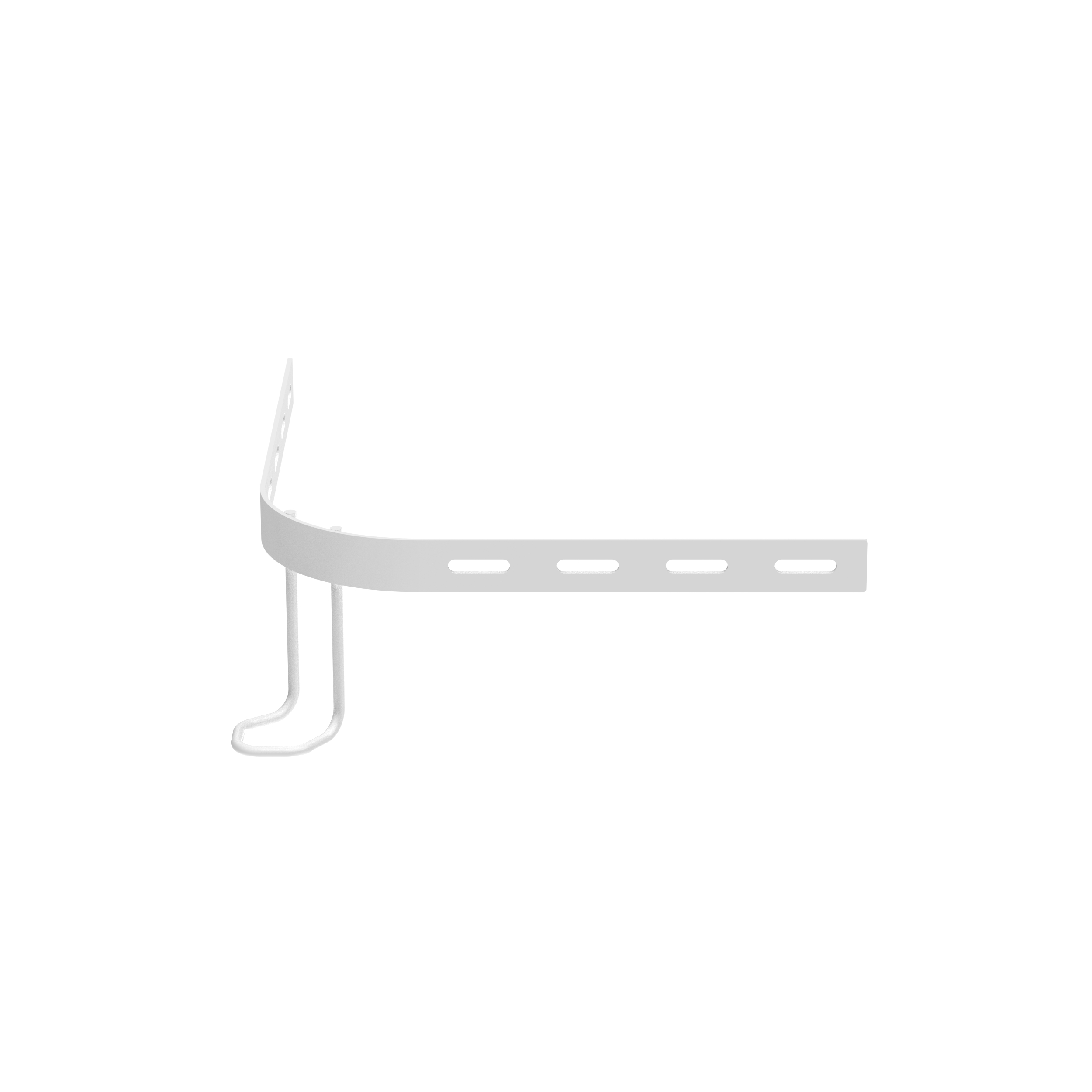 Narrow Bottom Waterfall, WH, Panduit Wire Basket