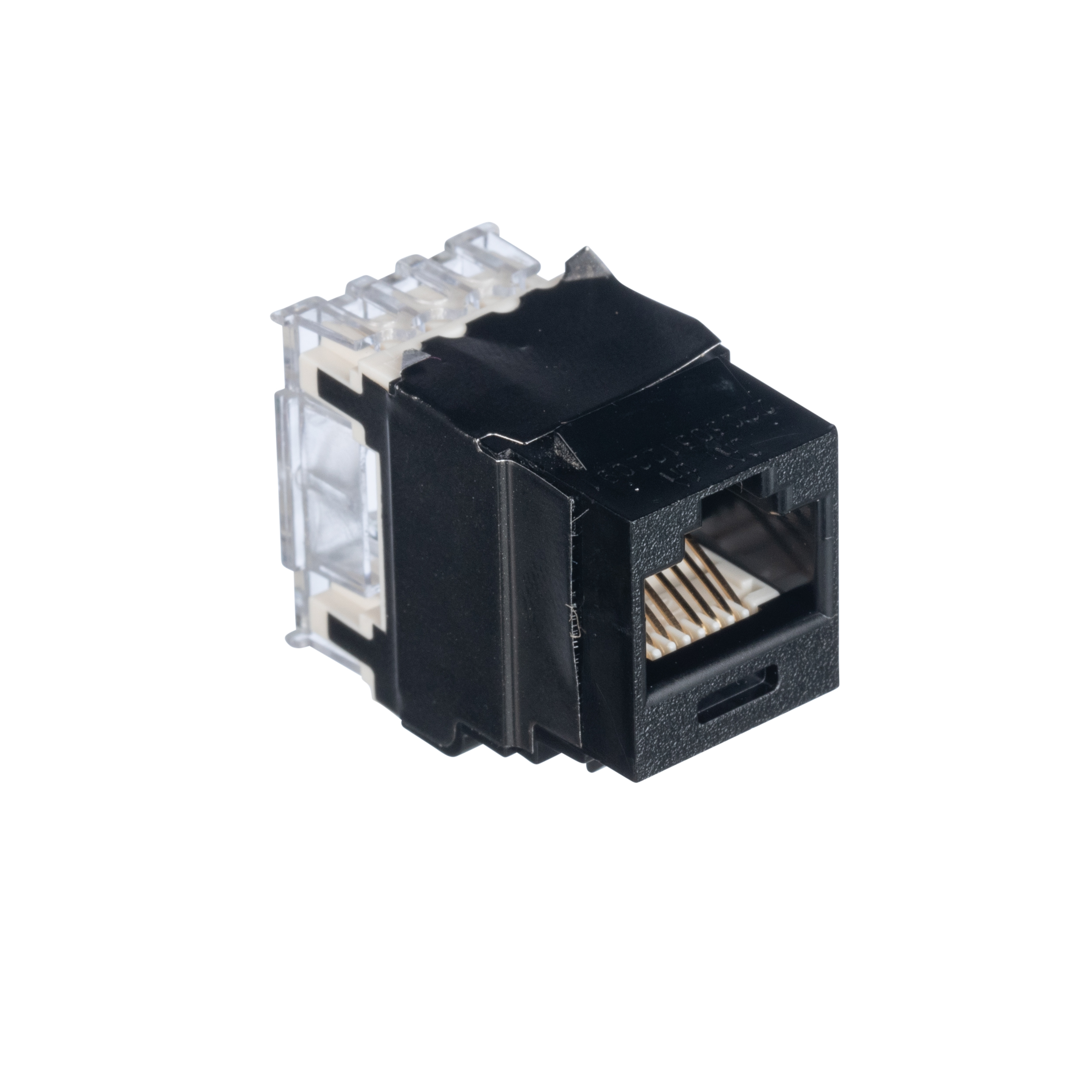 Cat 6A Punchdown Replacement Module, Black
