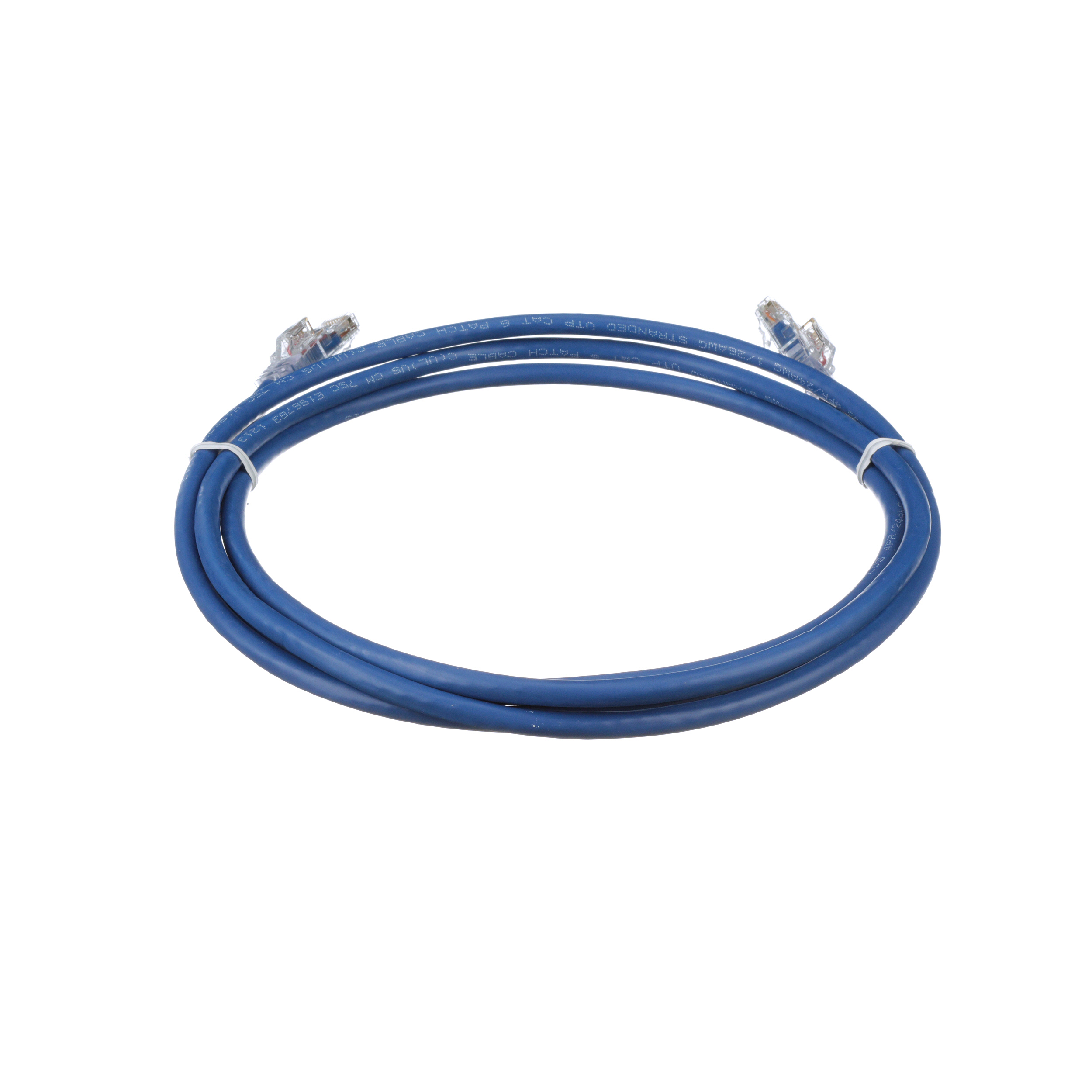 Cu,PatchCord,PV,UTP,Cat6,BU,7ft