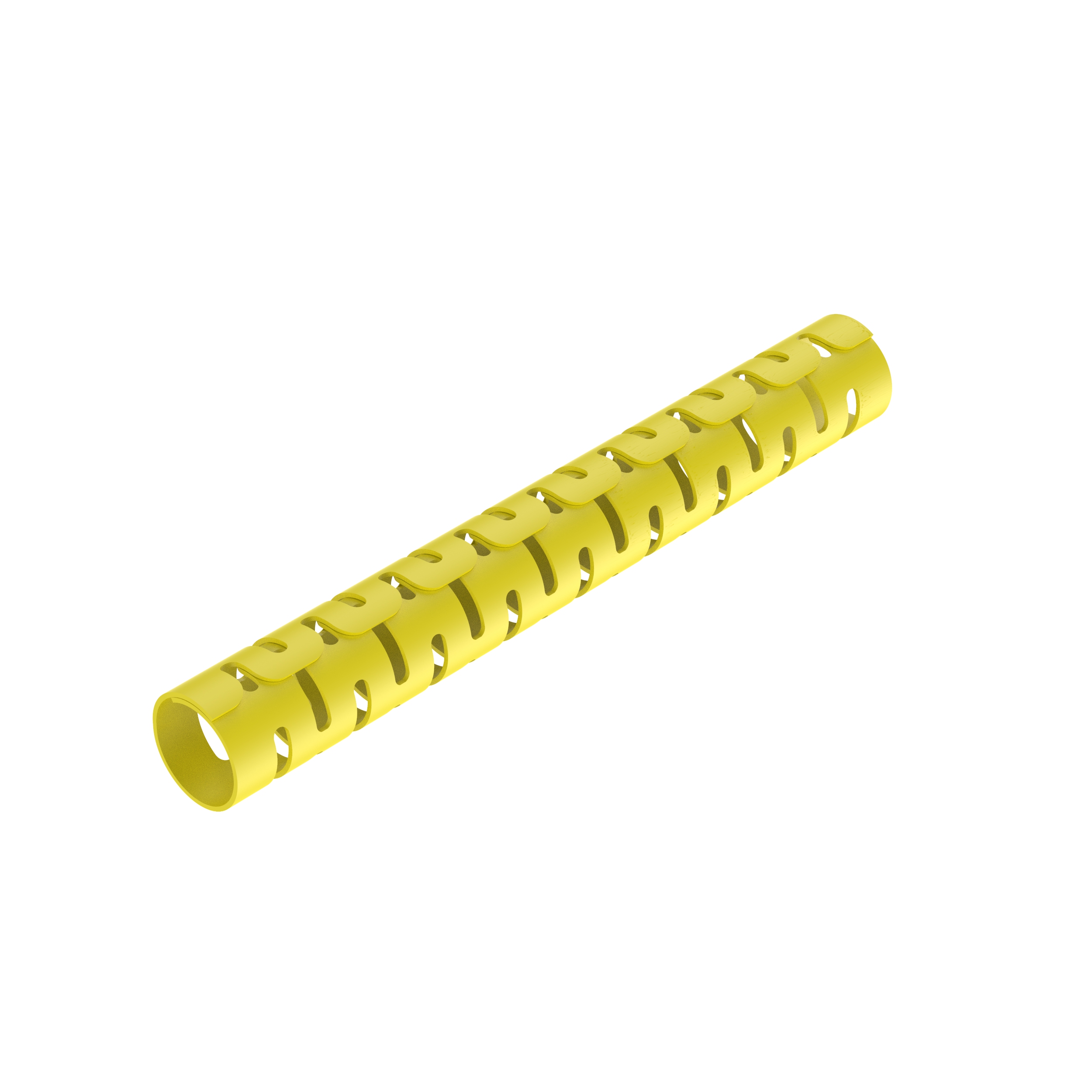Bölünmüş Kablo Demeti Sarma, Sarı, PE, 25.4mm Nominal Çap, Paket 1