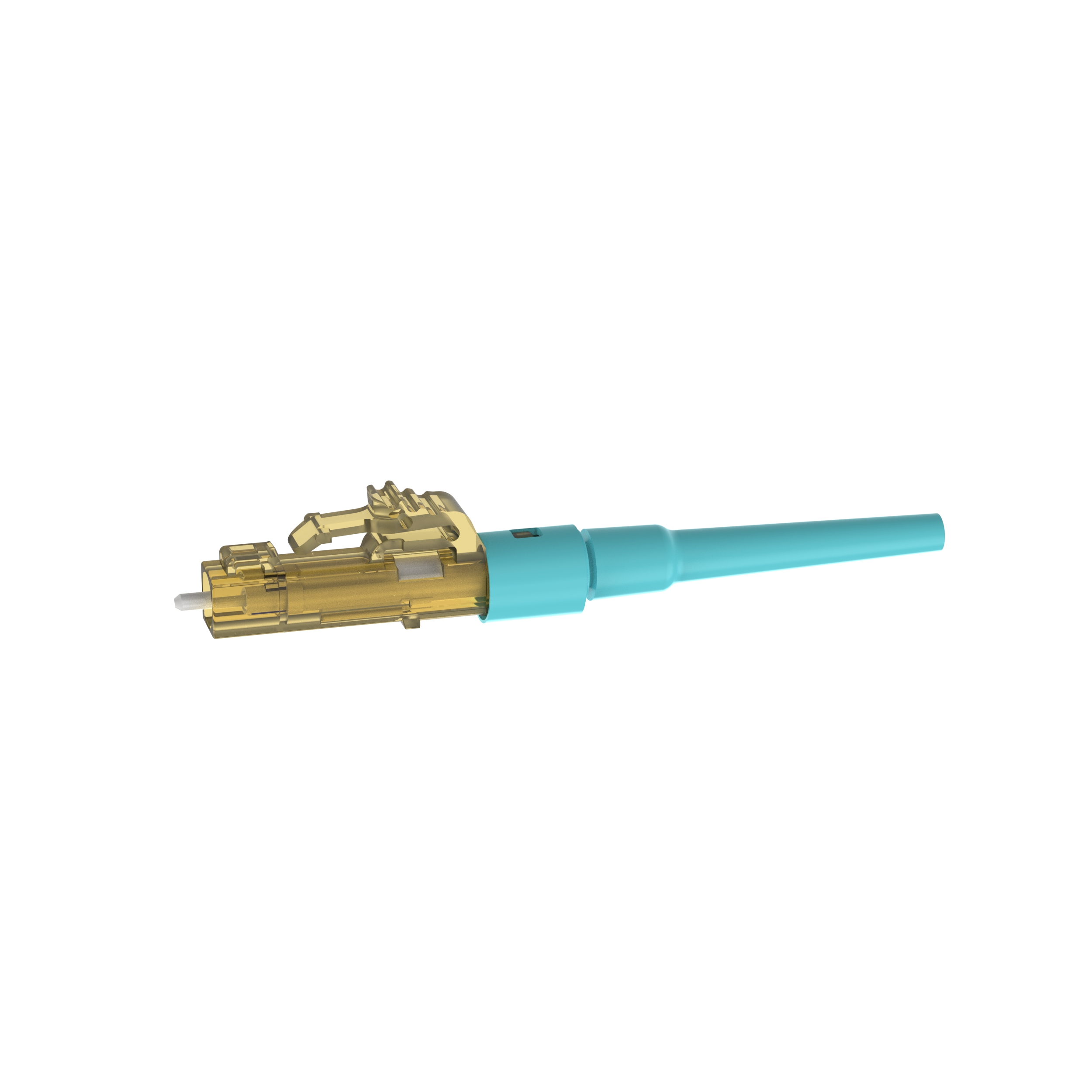 Cam Tarzı LC Simplex, 50µm OM3/4/5, Mavi Çiçek (100 Adetlik Paket)