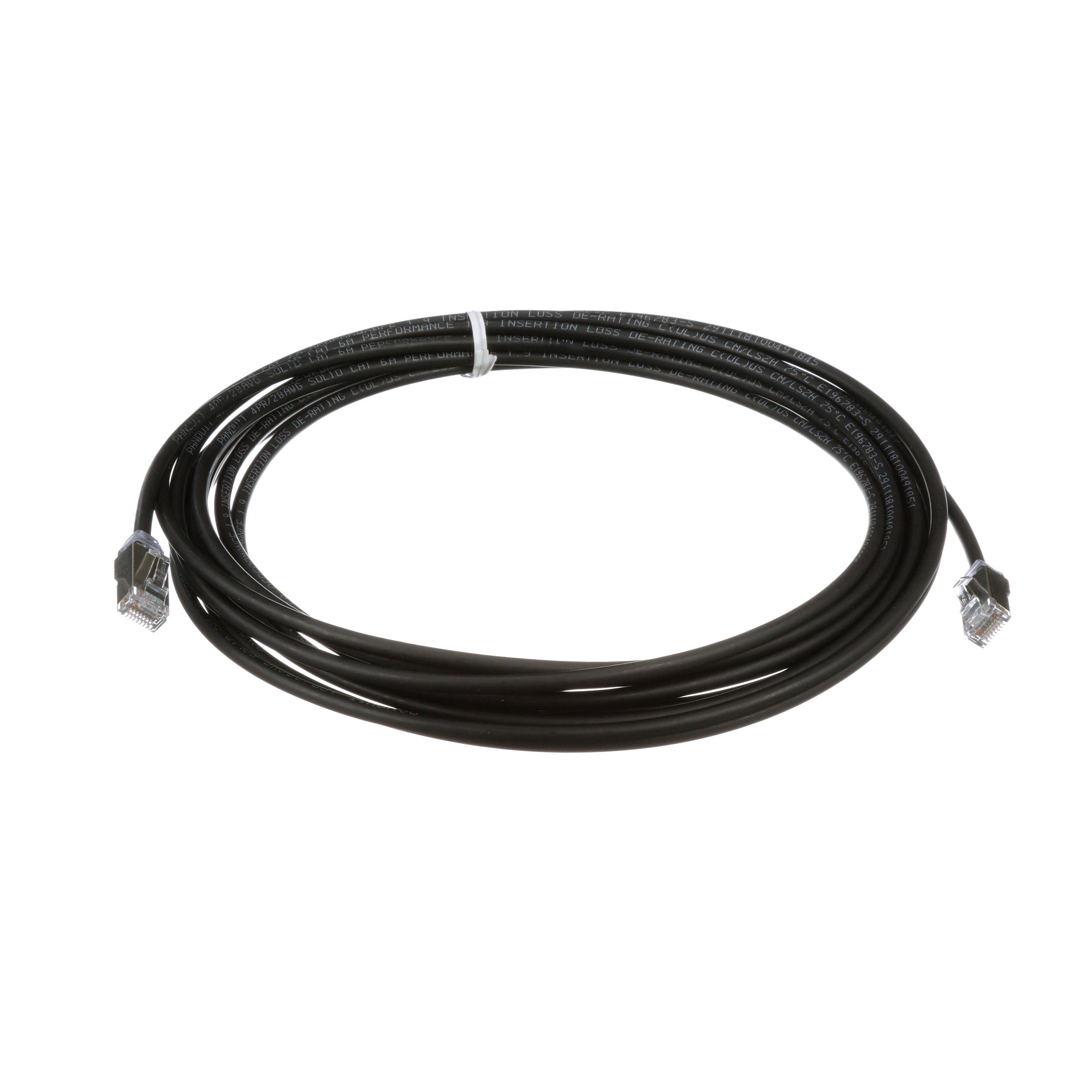 Cat 6A 28AWG Shielded Patch Cord, CM/LSZ