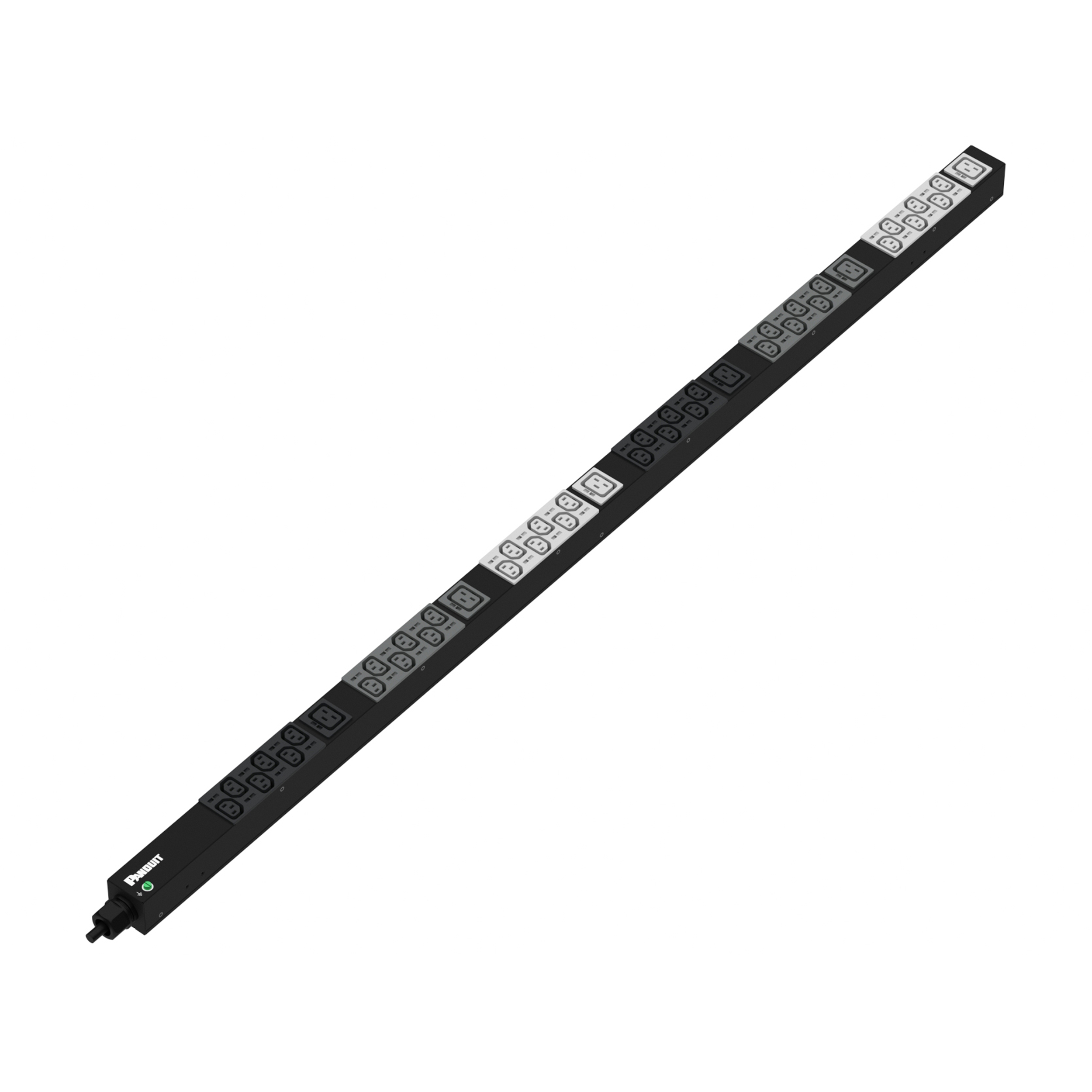 Temel Güç Dağıtım Birimi, 16AMP, 400V, (36)C13, (6)C19, IEC 60309 3P+N+E 6h 16A (IP44)