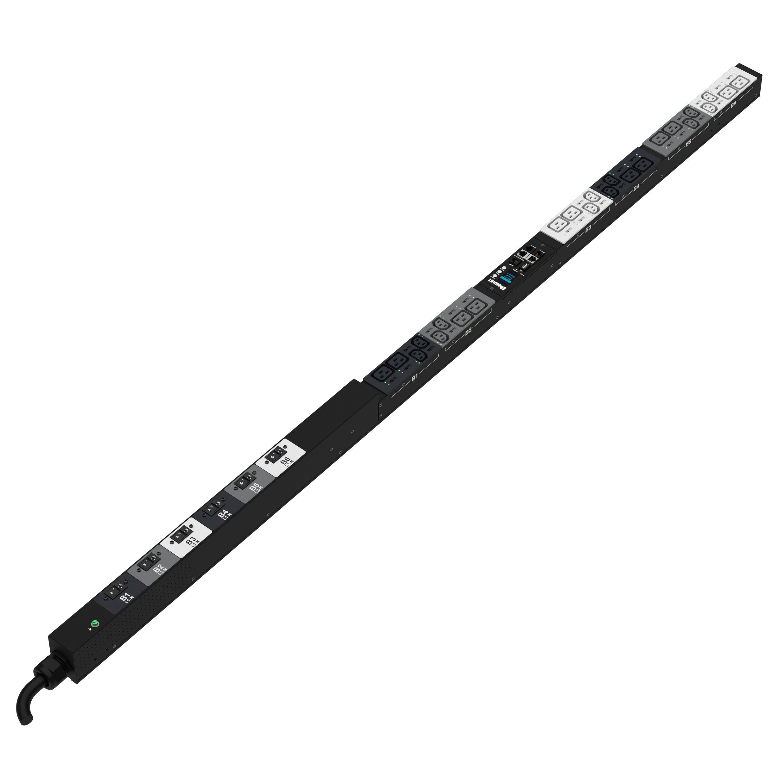G6 MS Güç Dağıtım Birimi, 32AMP, (12)C13, (12)C19, IEC 60309 3P+N+E 6h