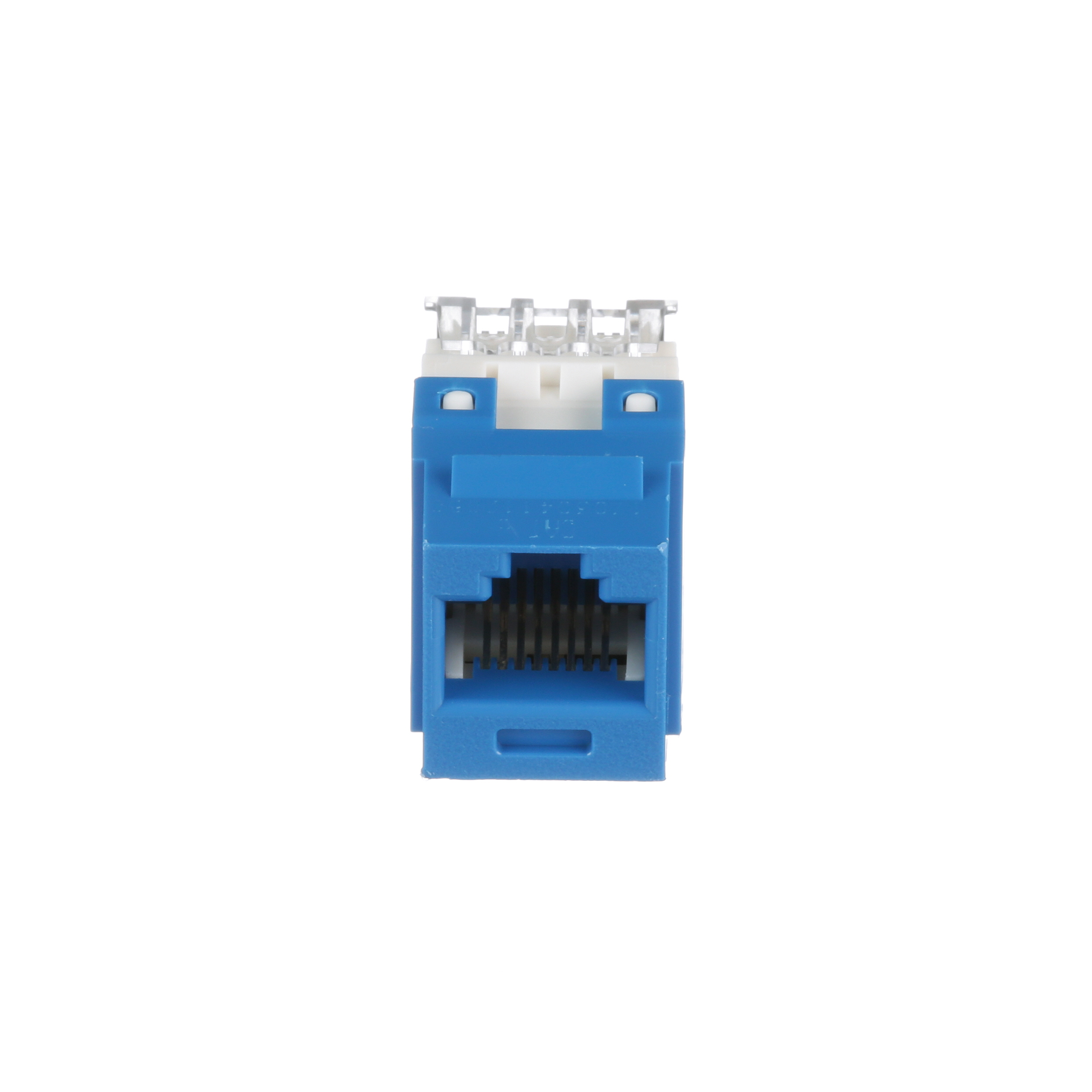 Bükümlü Çift RJ45 Cat 6 Çıkış Keystone Jak Modülü, BU
