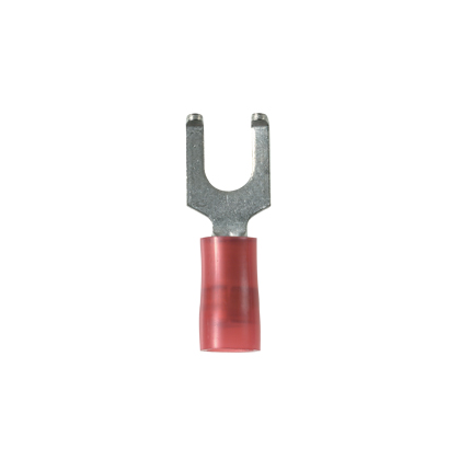 Pan-Term® Nylon-Insulated Flanged Fork Terminal