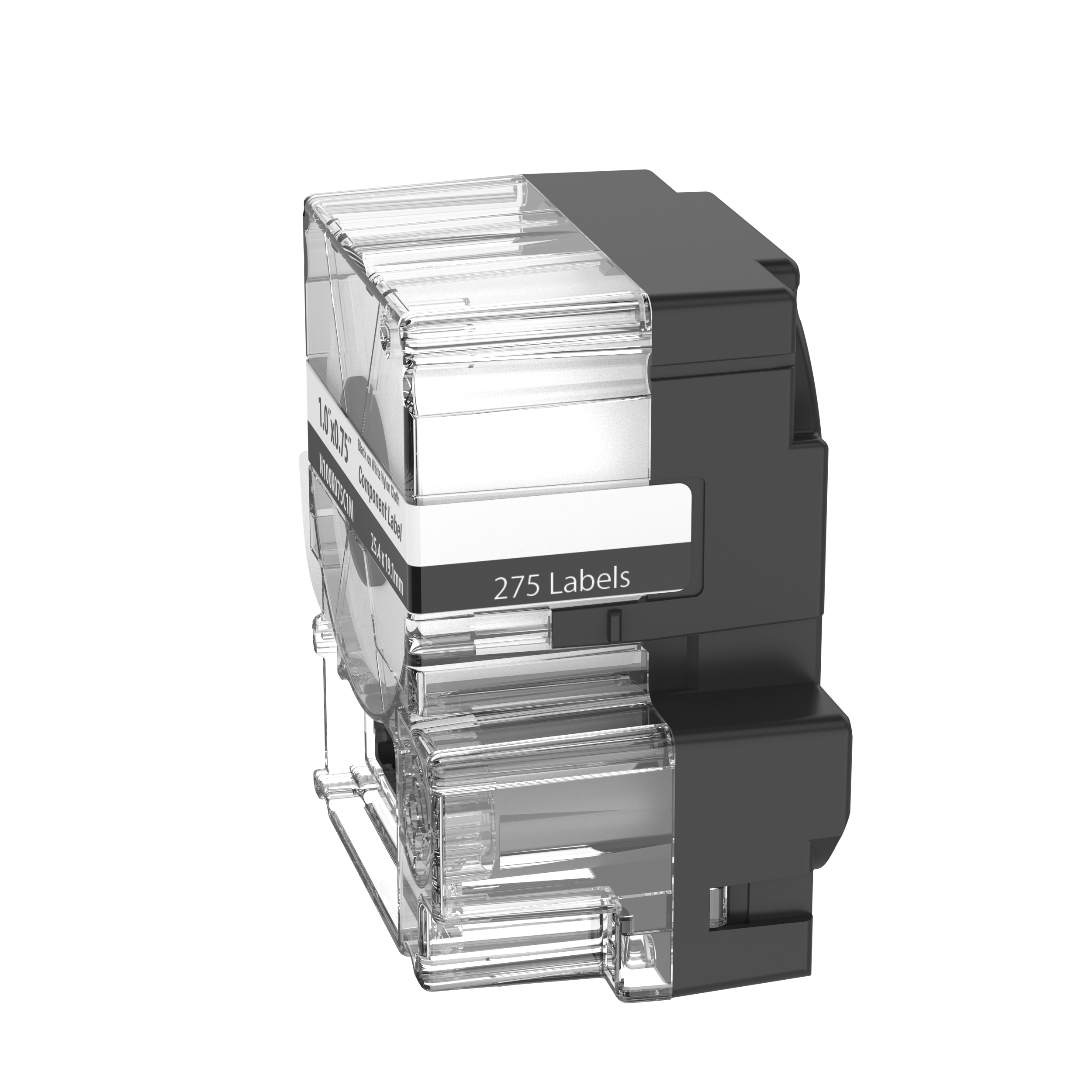 PXE Kaset, Yapışkanlı Naylon Kumaş Bileşeni, 1" Genişlik x 0.75" Yükseklik, Beyaz