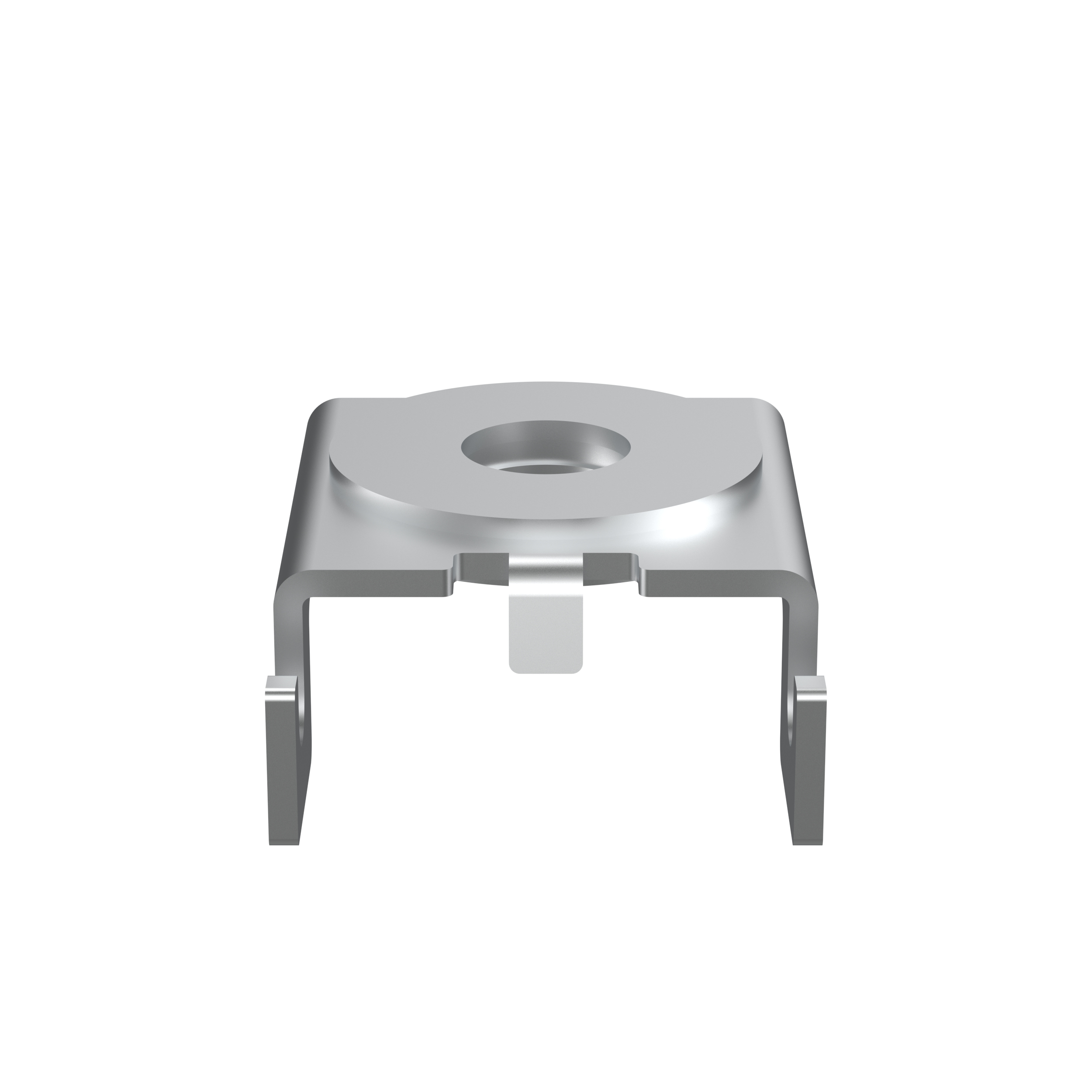 Wire Basket Trapeze Support Bracket can be used to support baskets ranging from 4" wide through 12".  It comes in an electro zinc plated finish.   It comes packaged in quantities of 50 pcs