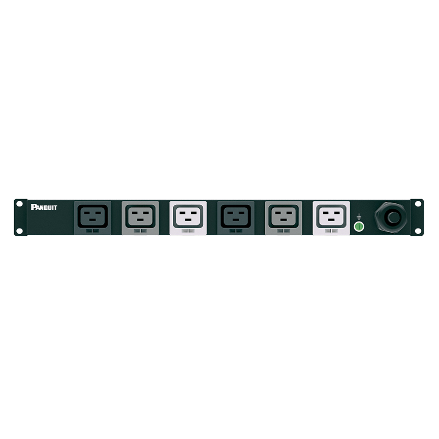 Temel Güç Dağıtım Birimi, 16AMP, 400V, (6)C19, IEC 60309 3P+N+E 6h 16A (IP44)