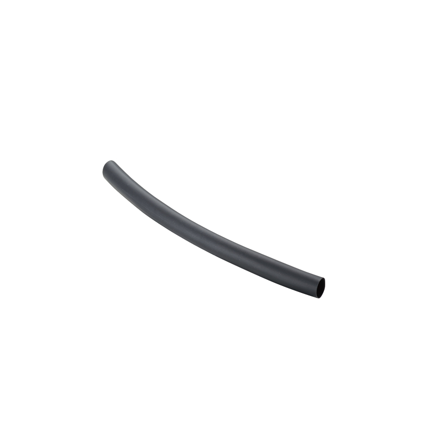 Büzülme Isısı İnce VW-1, .38"(9.5mm) Çap, Siyah, Paket 1