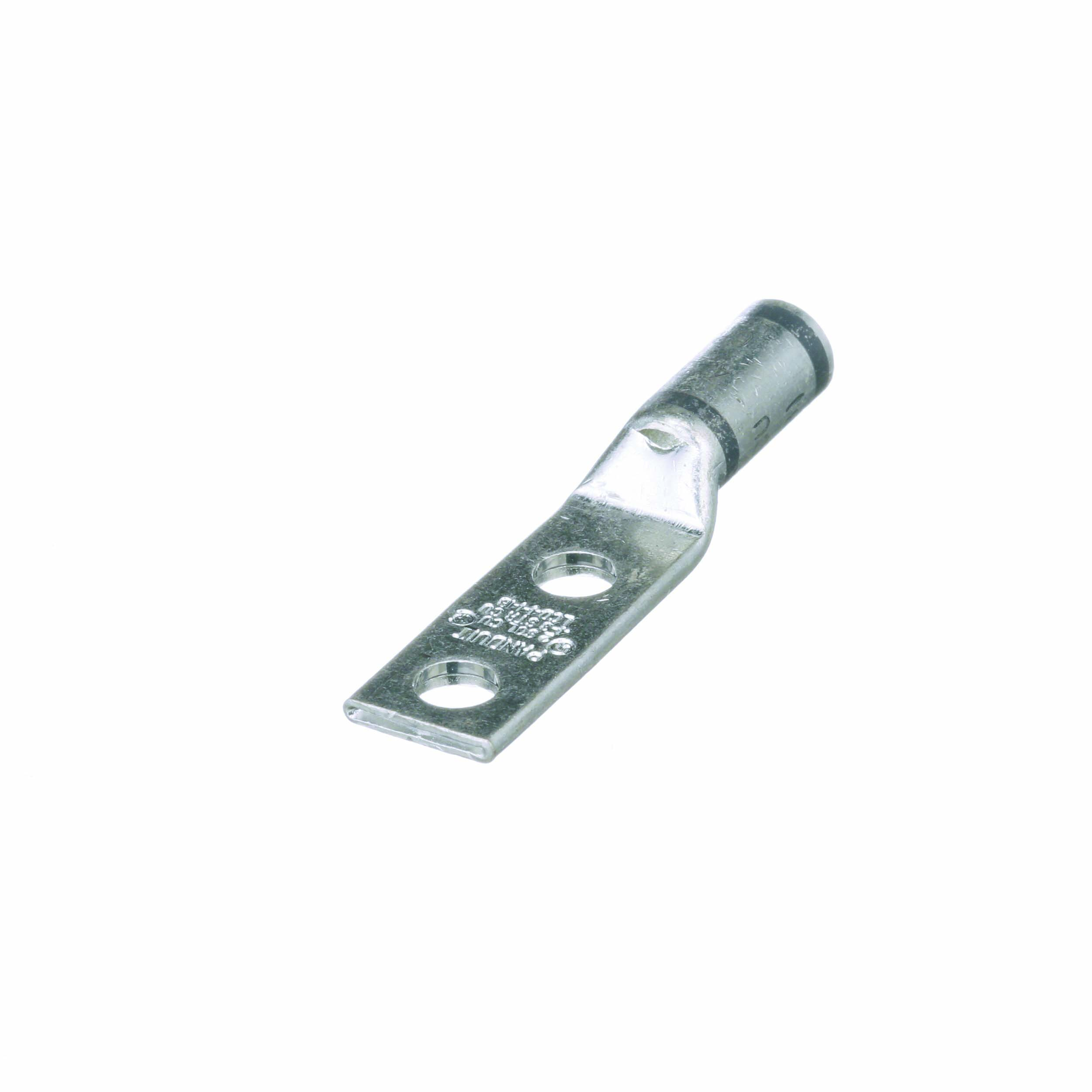 Bakır Standart Namlu Sıkıştırma Muhafaza, 2 Delikli, 4 AWG, 1/4 Somun, 3/4 inç Boşluk