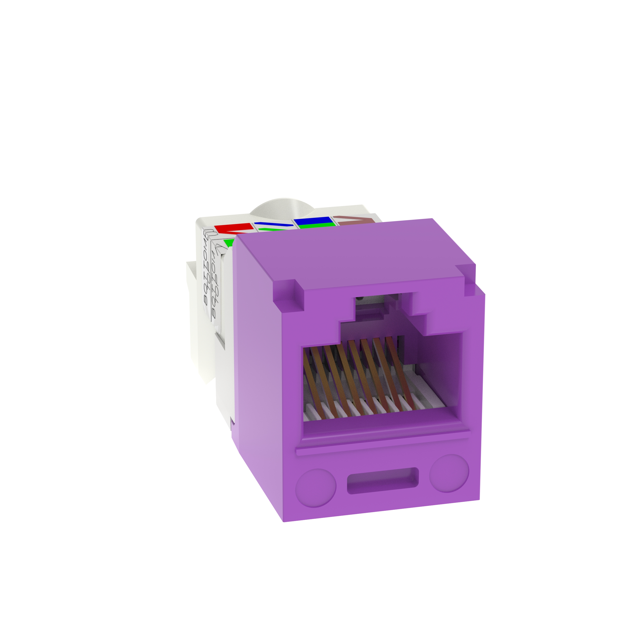 Mini-Com® TX6™ PLUS UTP RJ45 TP Style Jack Module