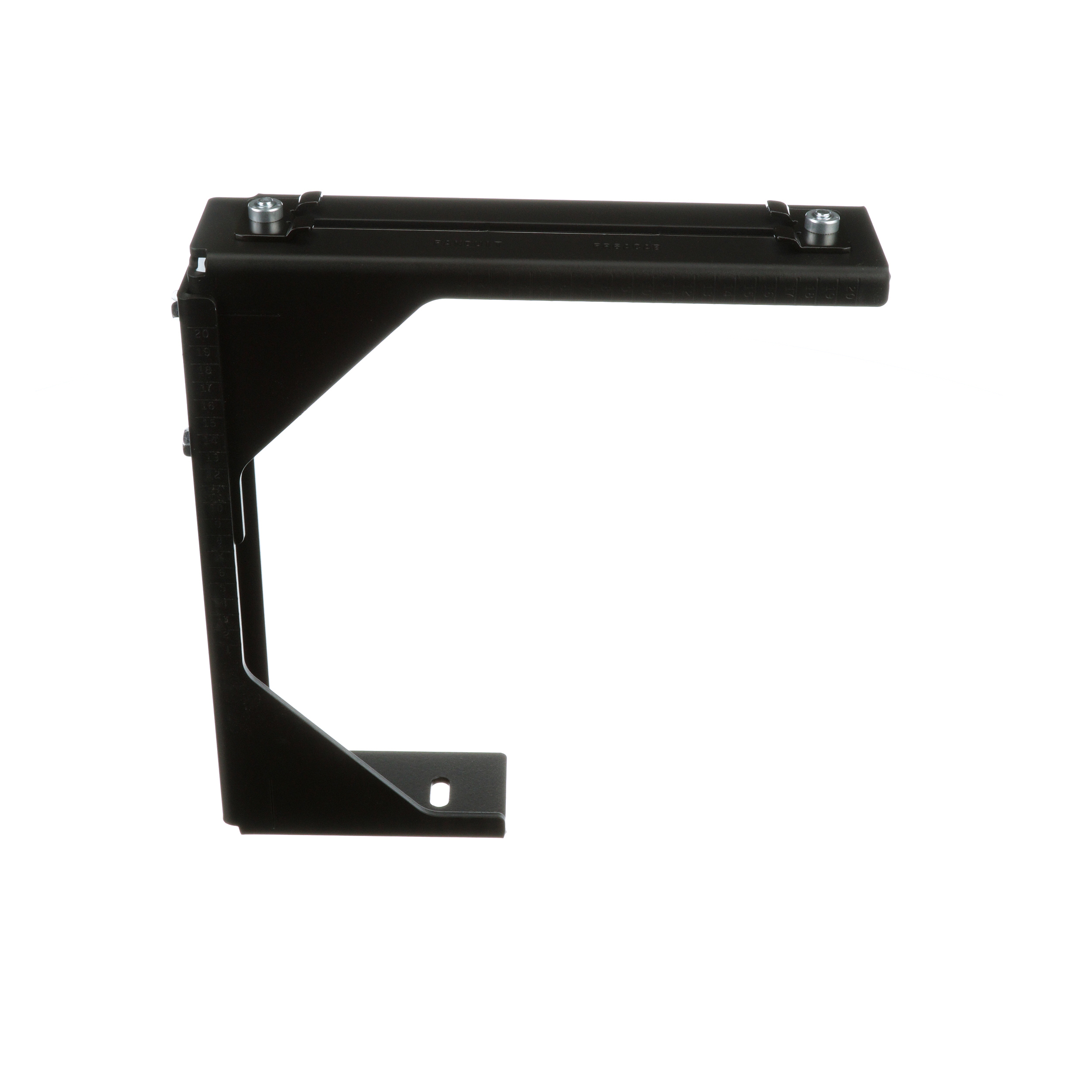 ADJUSTABLE BRACKET FOR 6X4 AND 4X4 SYSTEMS, BLACK